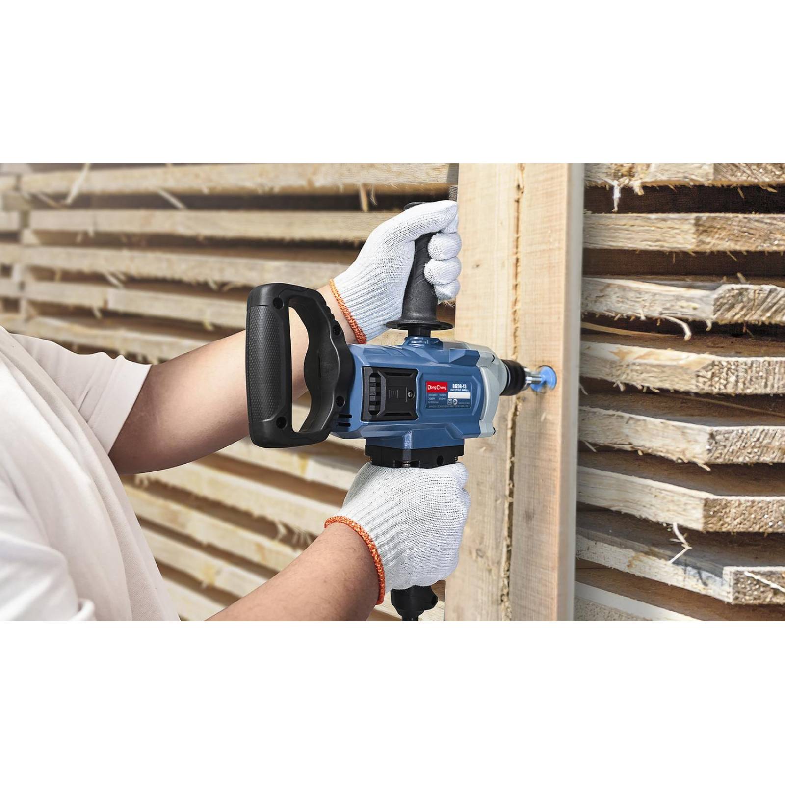 Taladro Espada Mezclador Industrial 1/2 1650W. Dongcheng 