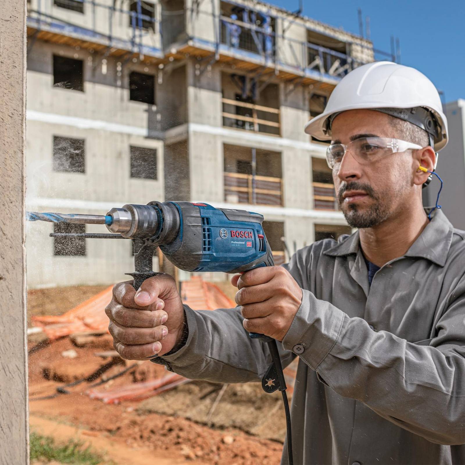 Rotomartillo Taladro Bosch 850w 115v Vel Variable Gsb 16 Re 