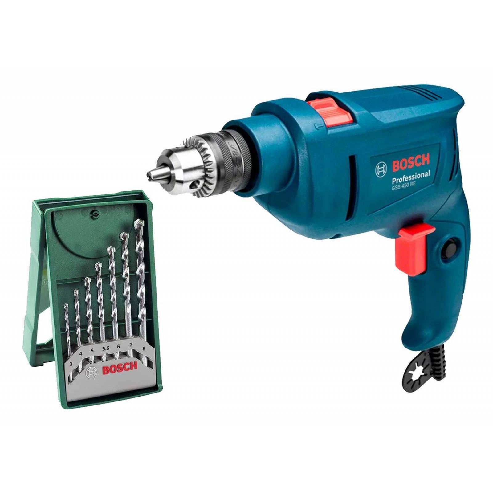 Rotomartillo Taladro 1/2 Bosch 450w Velocidad Variable Varia 
