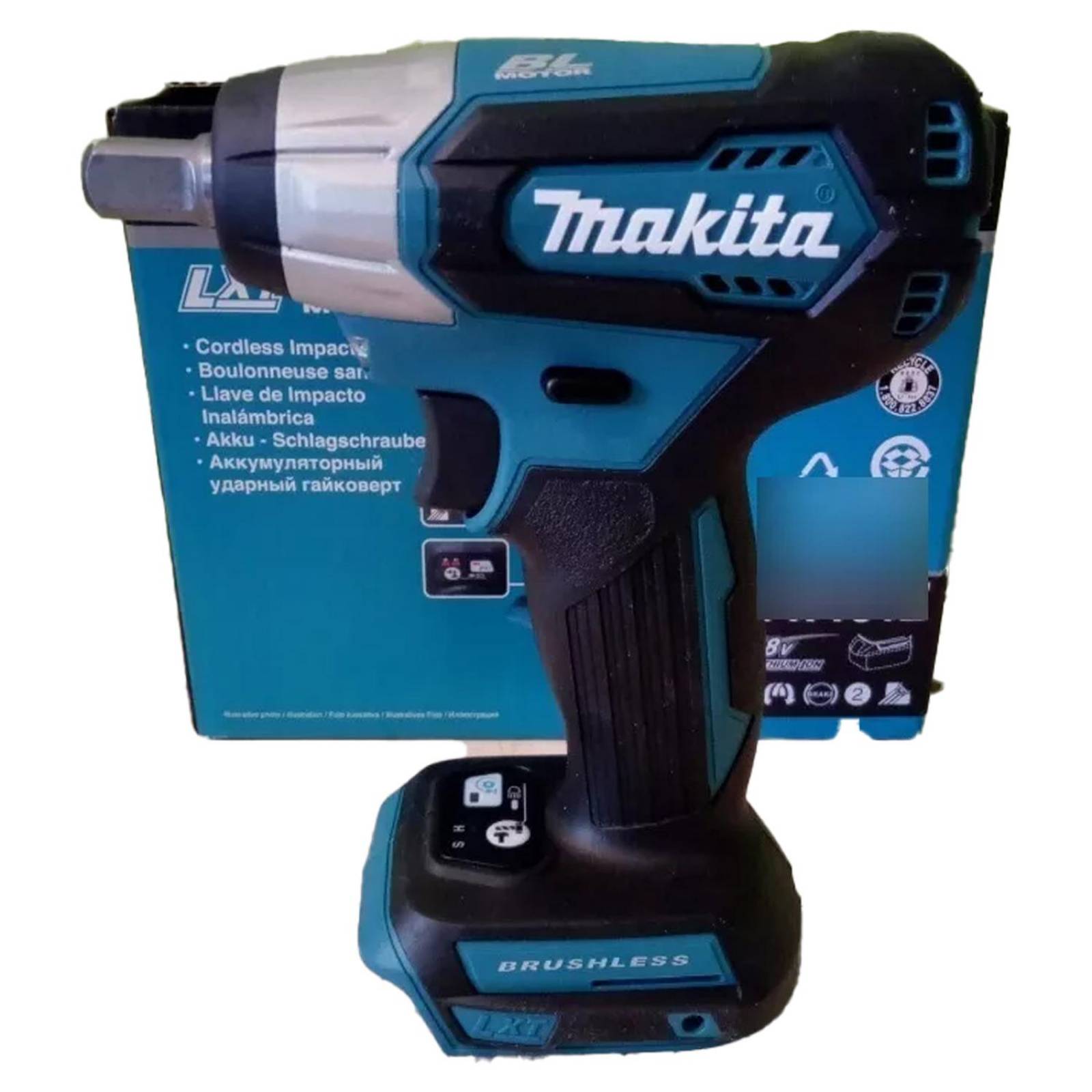 Llave de impacto Makita 18V 220 Nm. Sin Bateria 