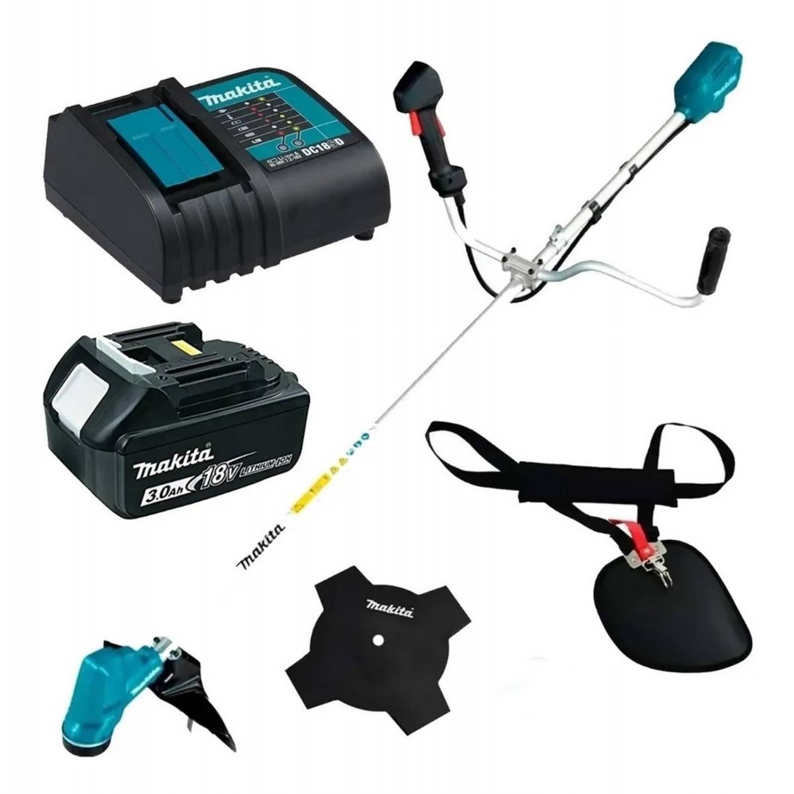 Desbrozadora Inalámbrica Makita 18v Brushlees 1 Bateria 3amp