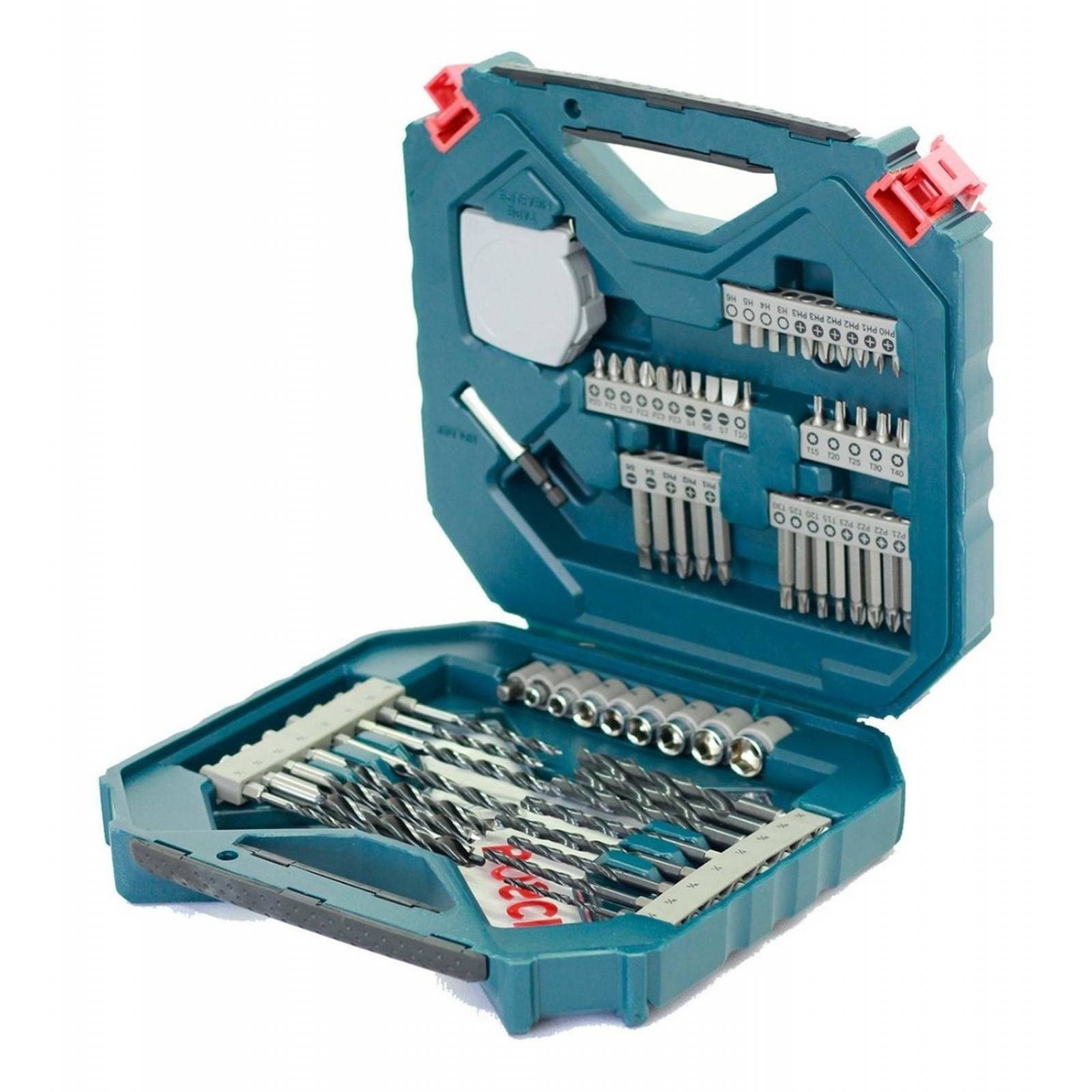 Taladro Atornillador Bosch 12v Multifunciones + Kit 65 Accs. 