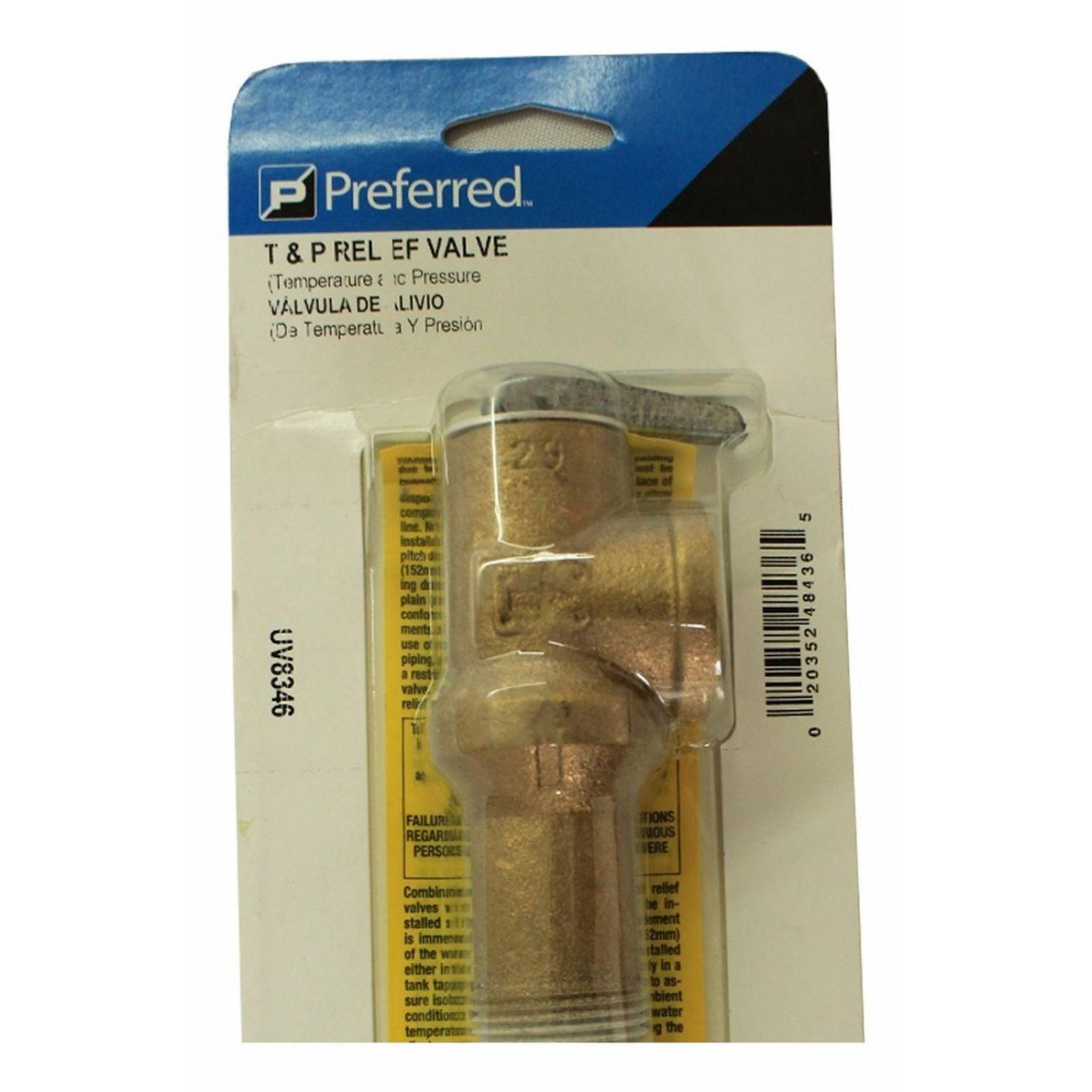 Valvula De Alivio Universal Para Calentadores / Boiler 