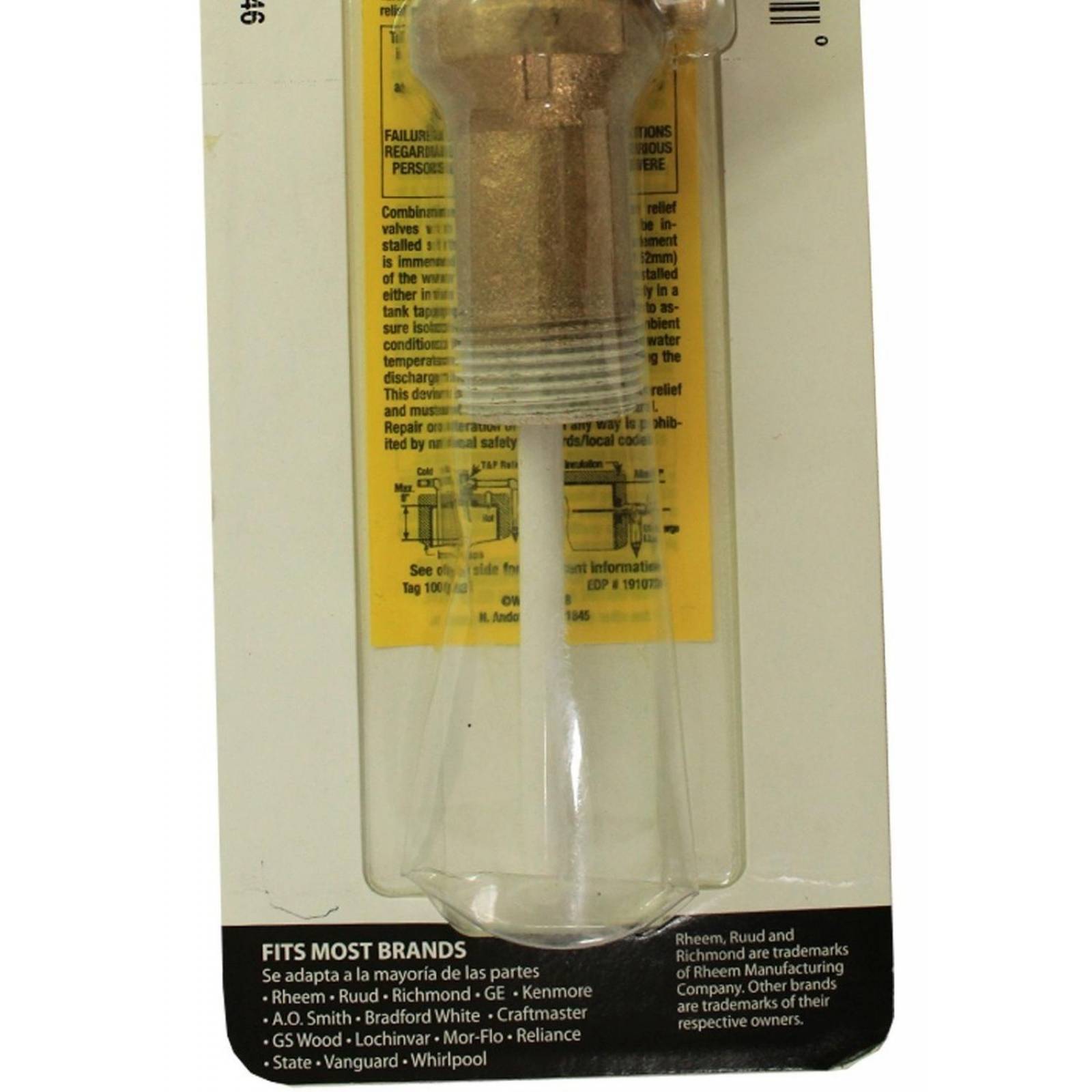 Valvula De Alivio Universal Para Calentadores / Boiler 