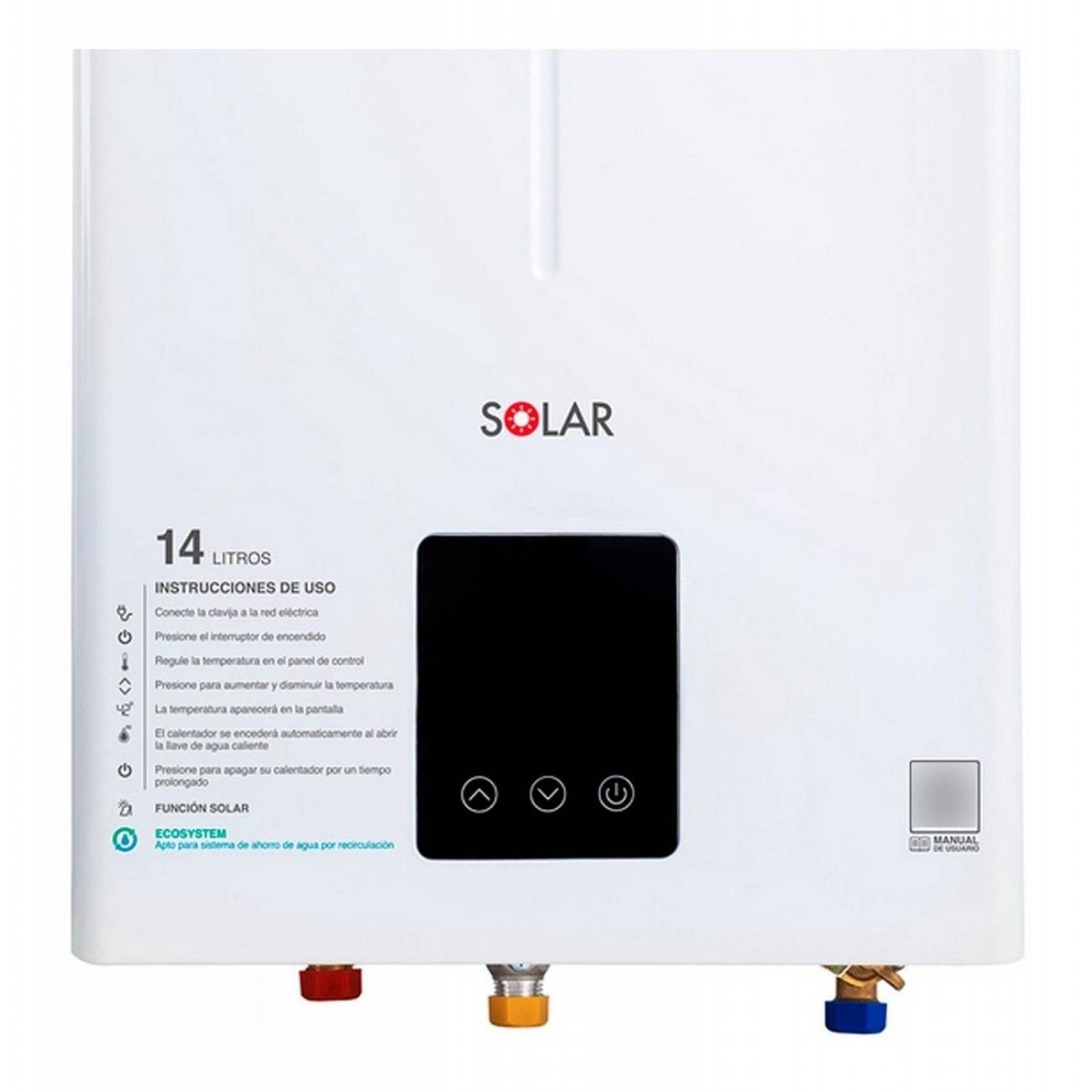Calentador Paso Rheem Gas Natural 2 Regaderas Para Interior 