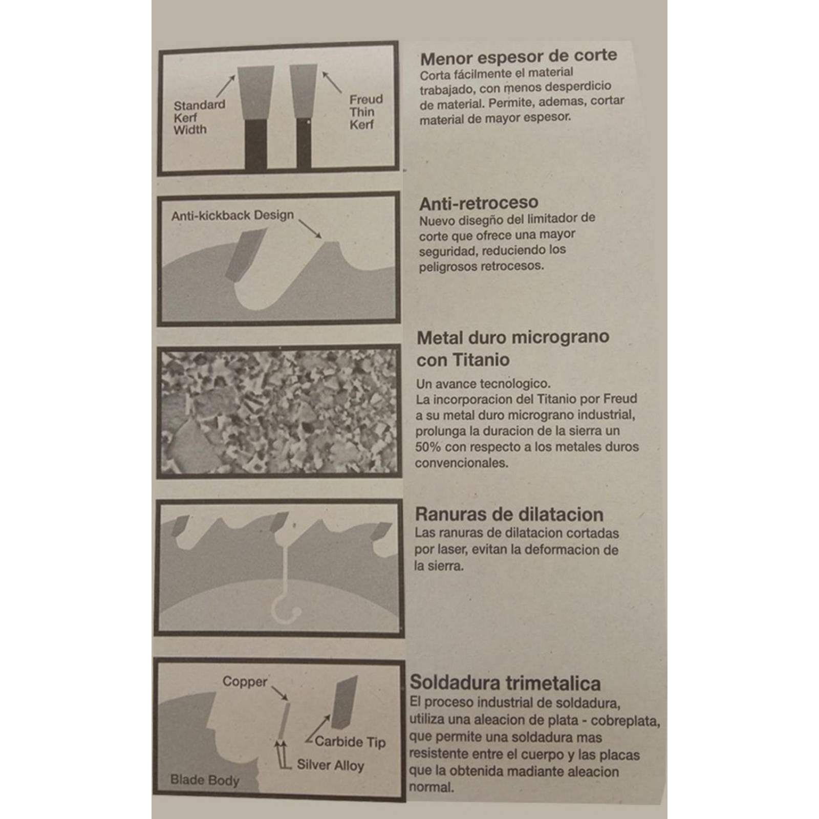 Disco Sierra Circular Freud 10* X80 Dientes Diablo Industria