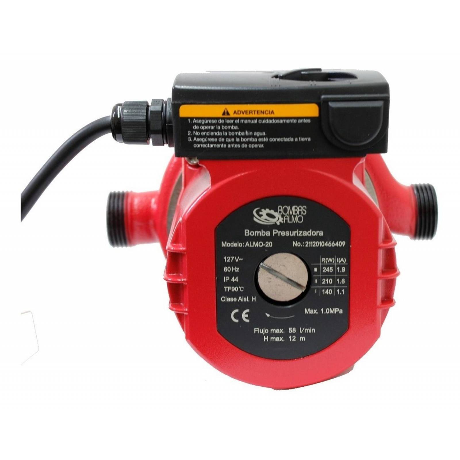 Bomba Presurizadora Almo-20 127v 