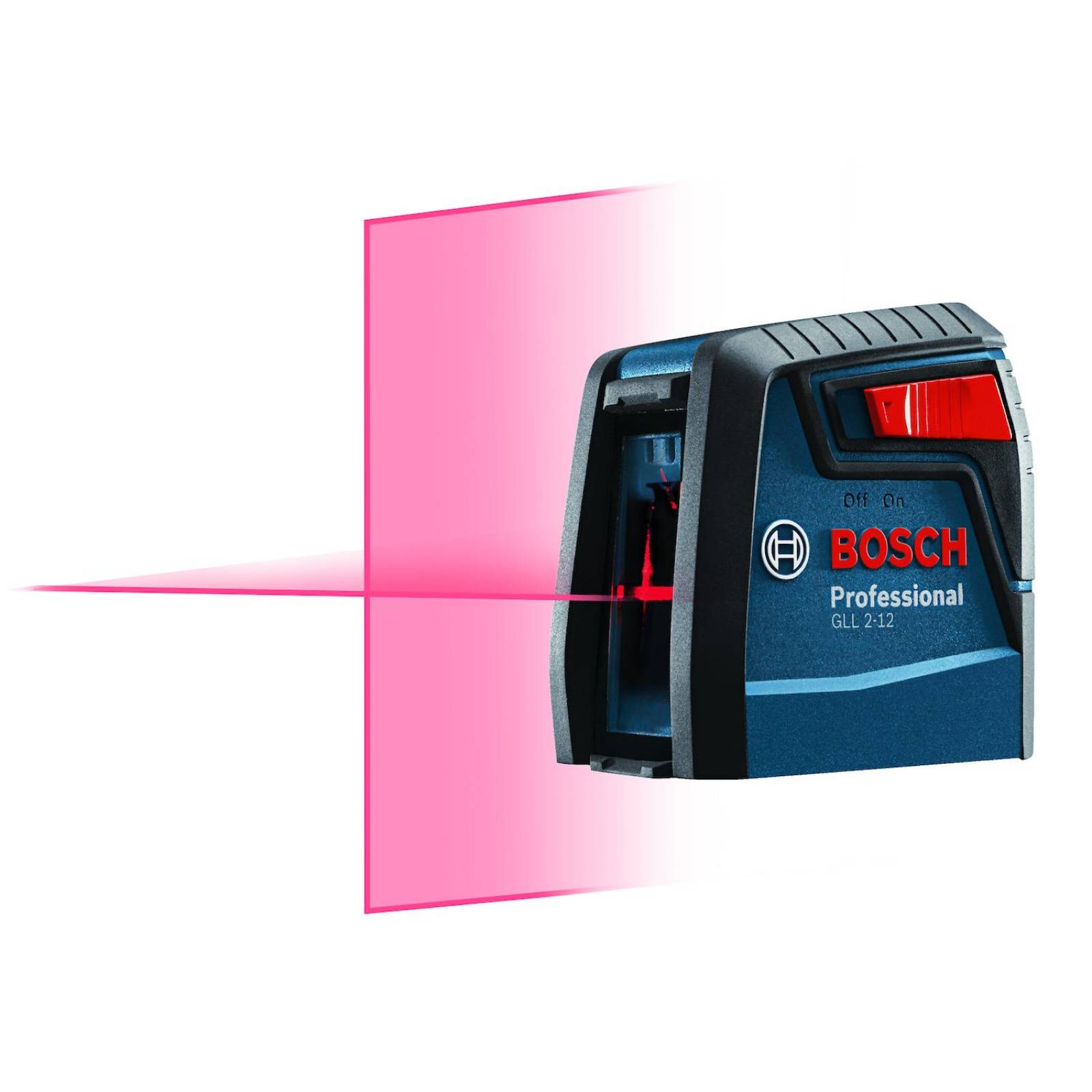 Nivel Laser Bosch GLL 2-12, de Líneas, Color Rojo, 12m 