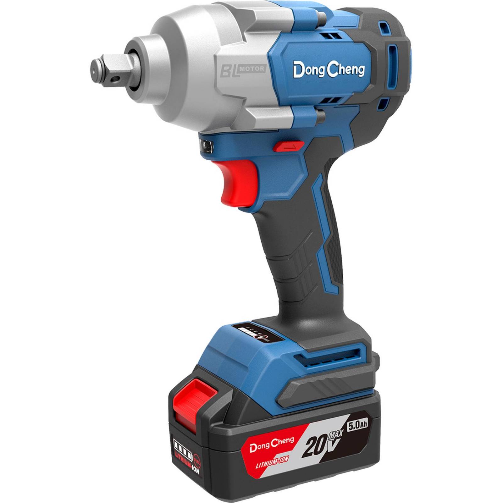 Llave Impacto Industrial 698 Nm. 20v. 2 bat 5.0 ah Dongcheng 