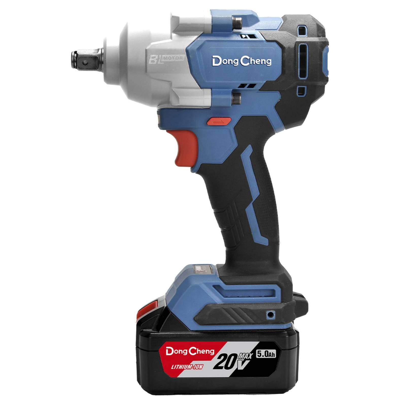 Llave Impacto Industrial 698 Nm. 20v. 2 bat 5.0 ah Dongcheng 