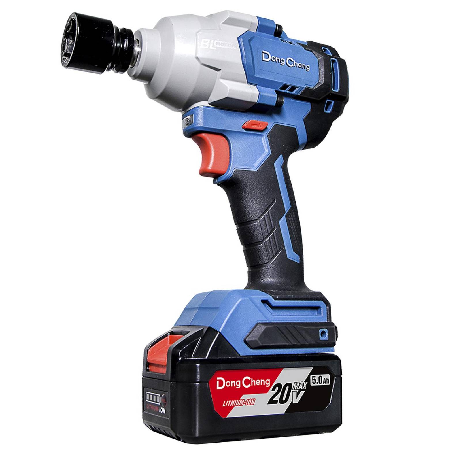 Llave Impacto Industrial 698 Nm. 20v. 2 bat 5.0 ah Dongcheng 