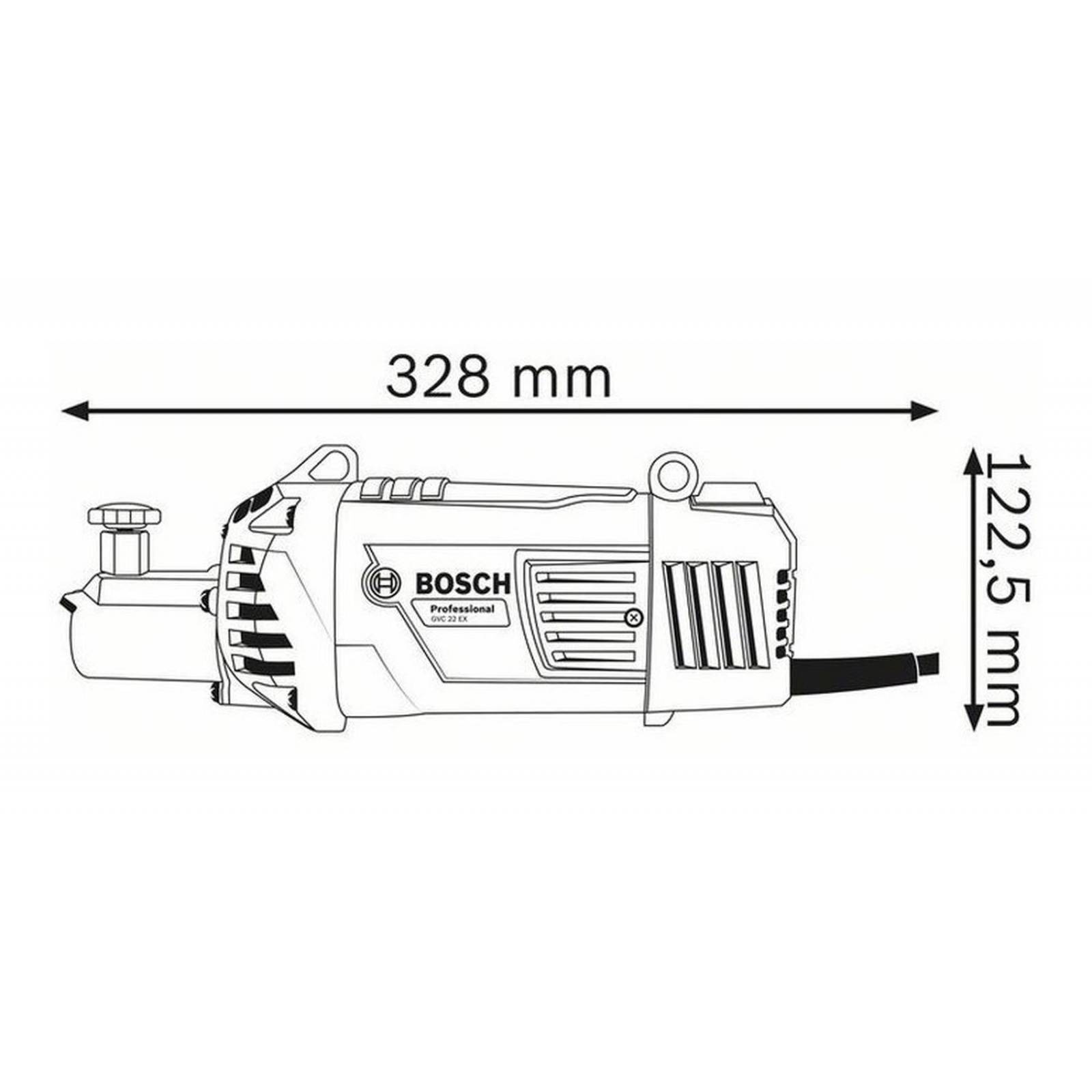 Vibrador De Concreto 2200 W/3 Cv Gvc 22 Ex Bosch 06012831g1 