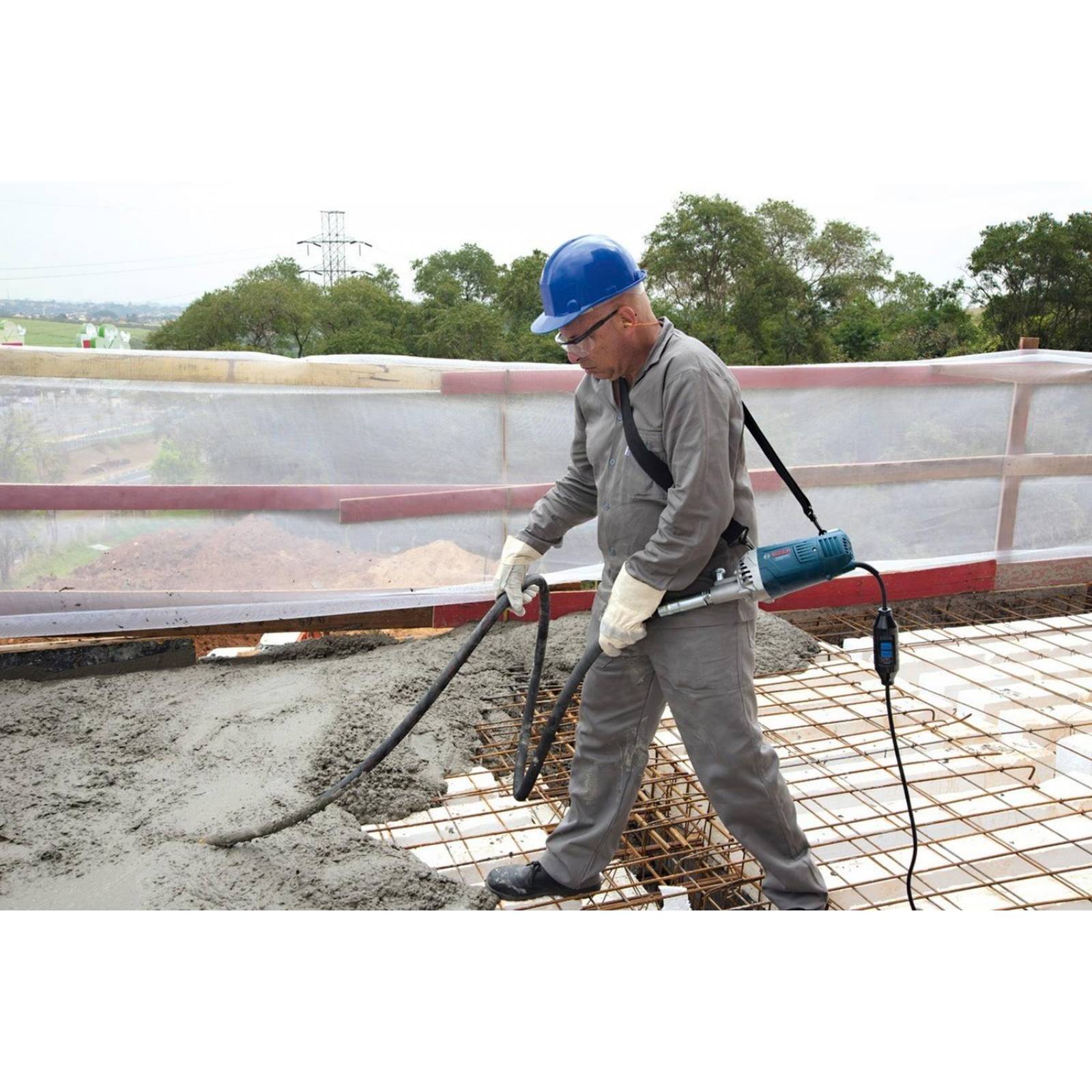 Vibrador De Concreto 2200 W/3 Cv Gvc 22 Ex Bosch 06012831g1 