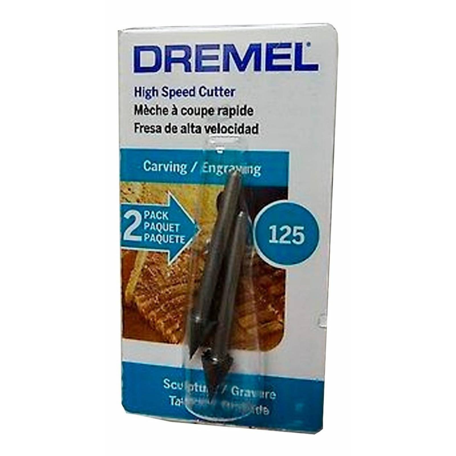 Fresa Alta Velocidad Dremel 125 Madera, Plástico, Metal 