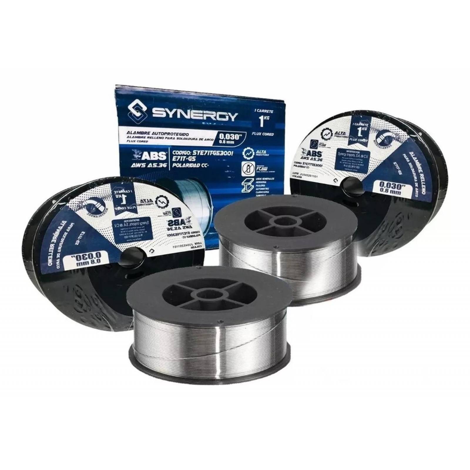 4 Rollos Soldadura Microalambre Flux Core 