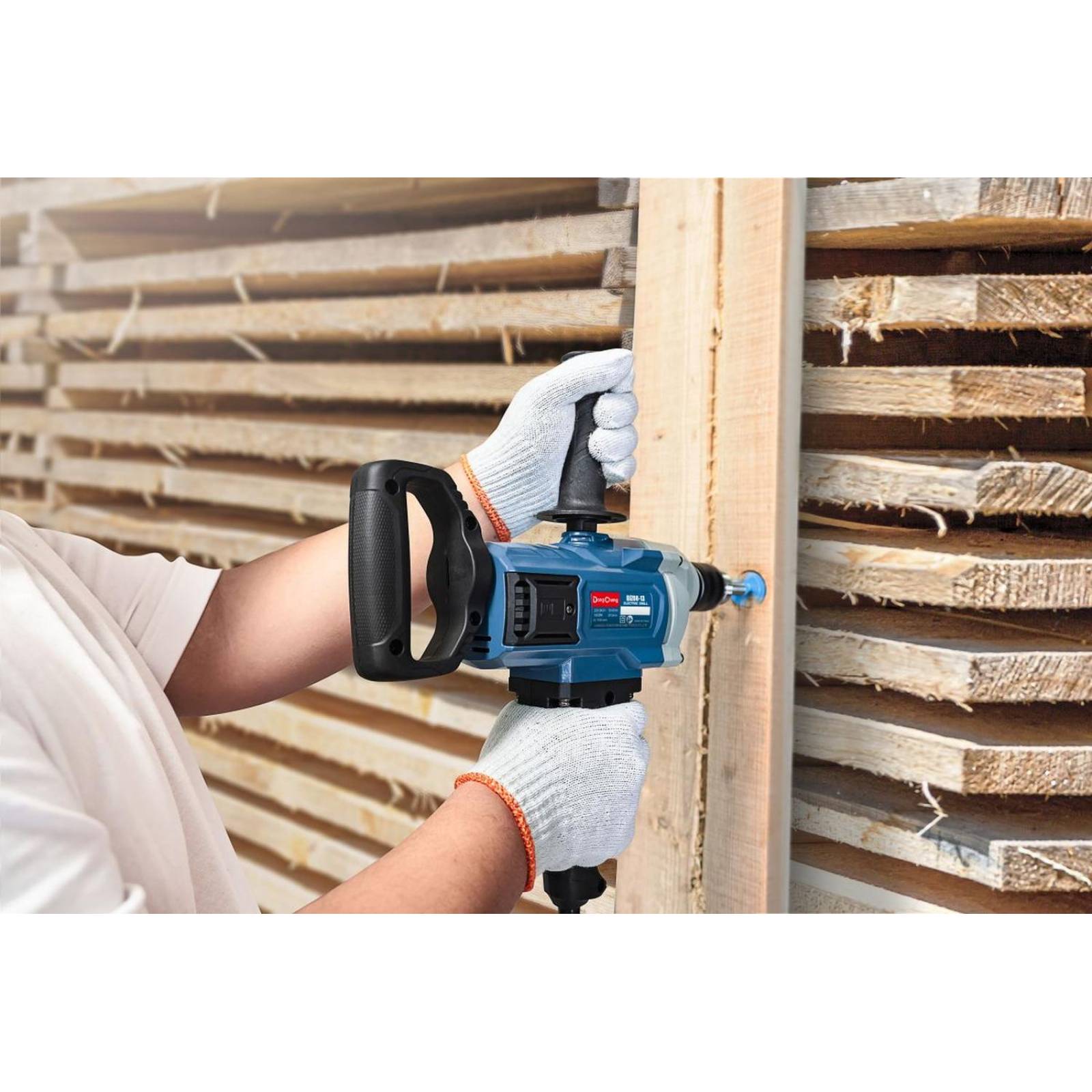 Miniesmeril Makita M0901B 540W + taladro DC 1/2´ + brocas 