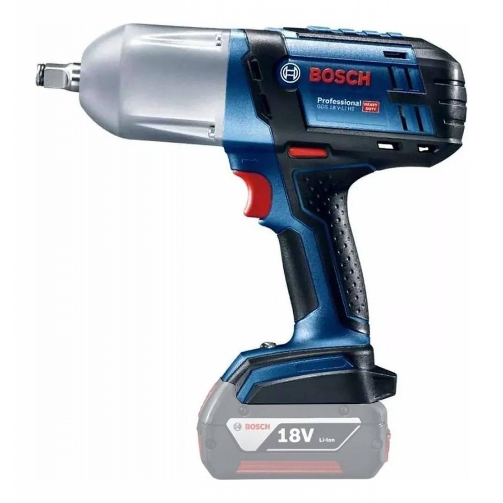 Llave Impacto Bosch Heavy Duty 650nm Sin Bateria Y Cargador 