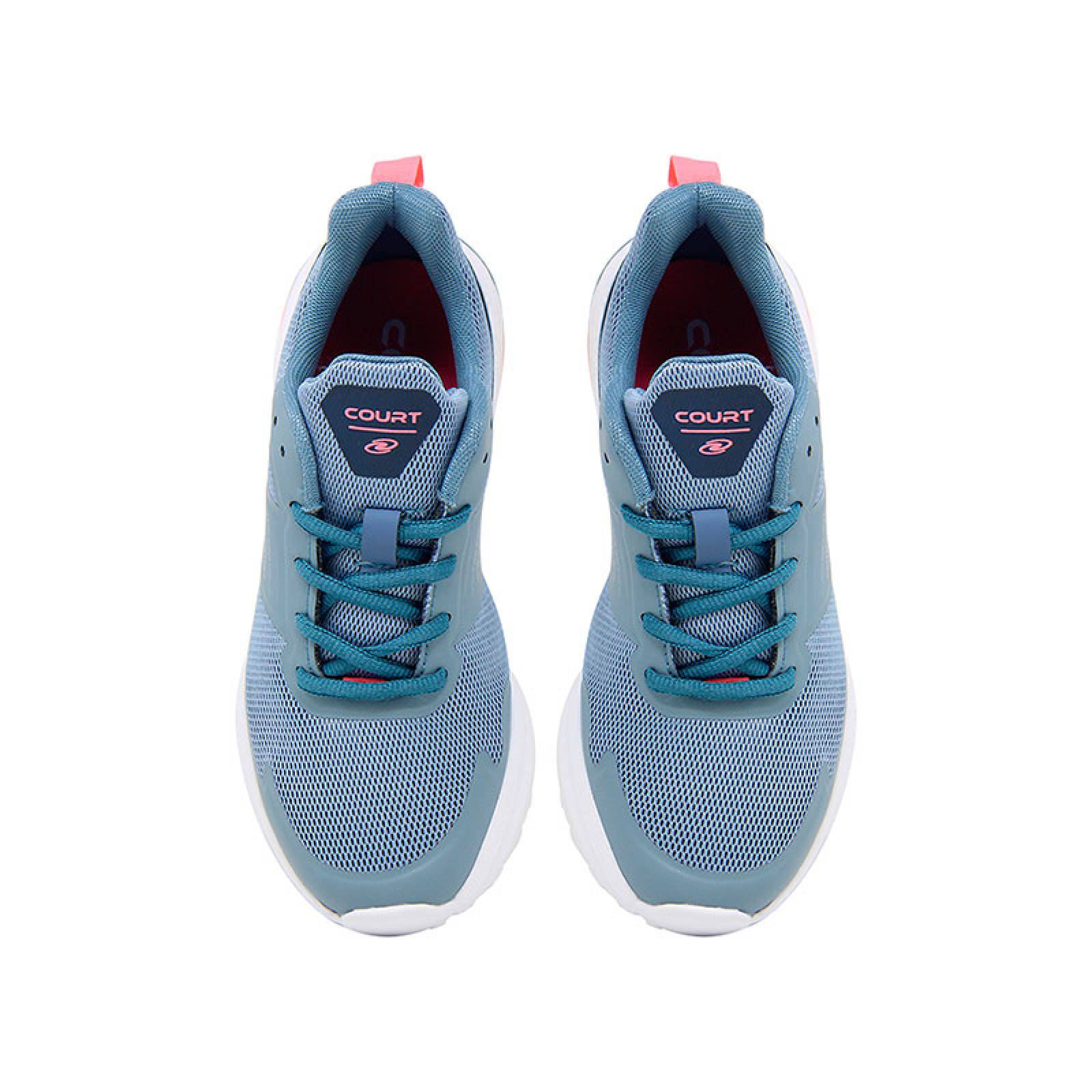 Court Oxygen| Tenis Urbano Para Mujer Color Mezclilla Rosa