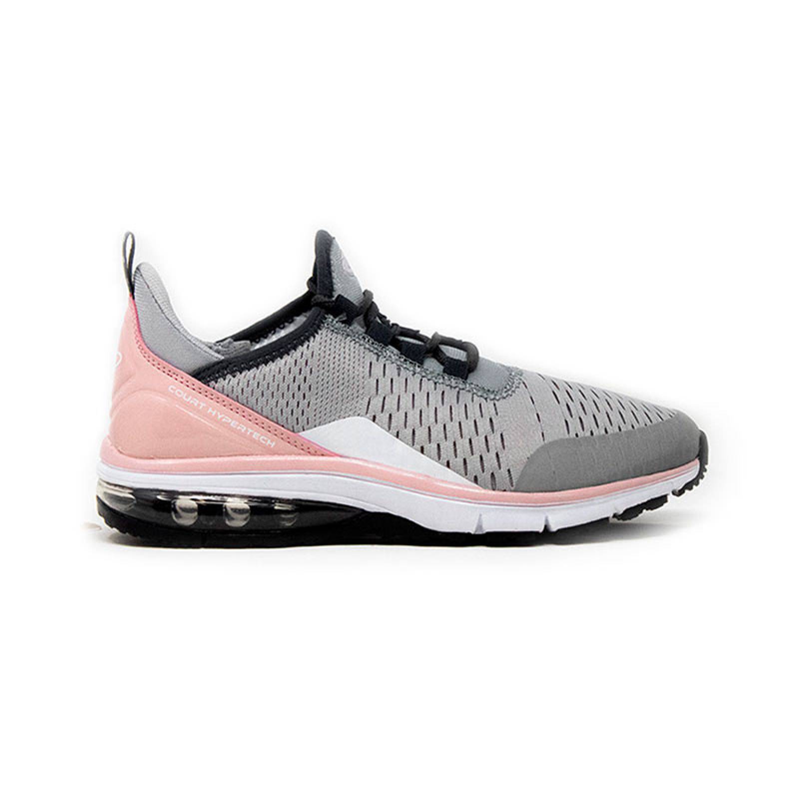 Court Newton| Tenis Urbano Color Gris Rosa