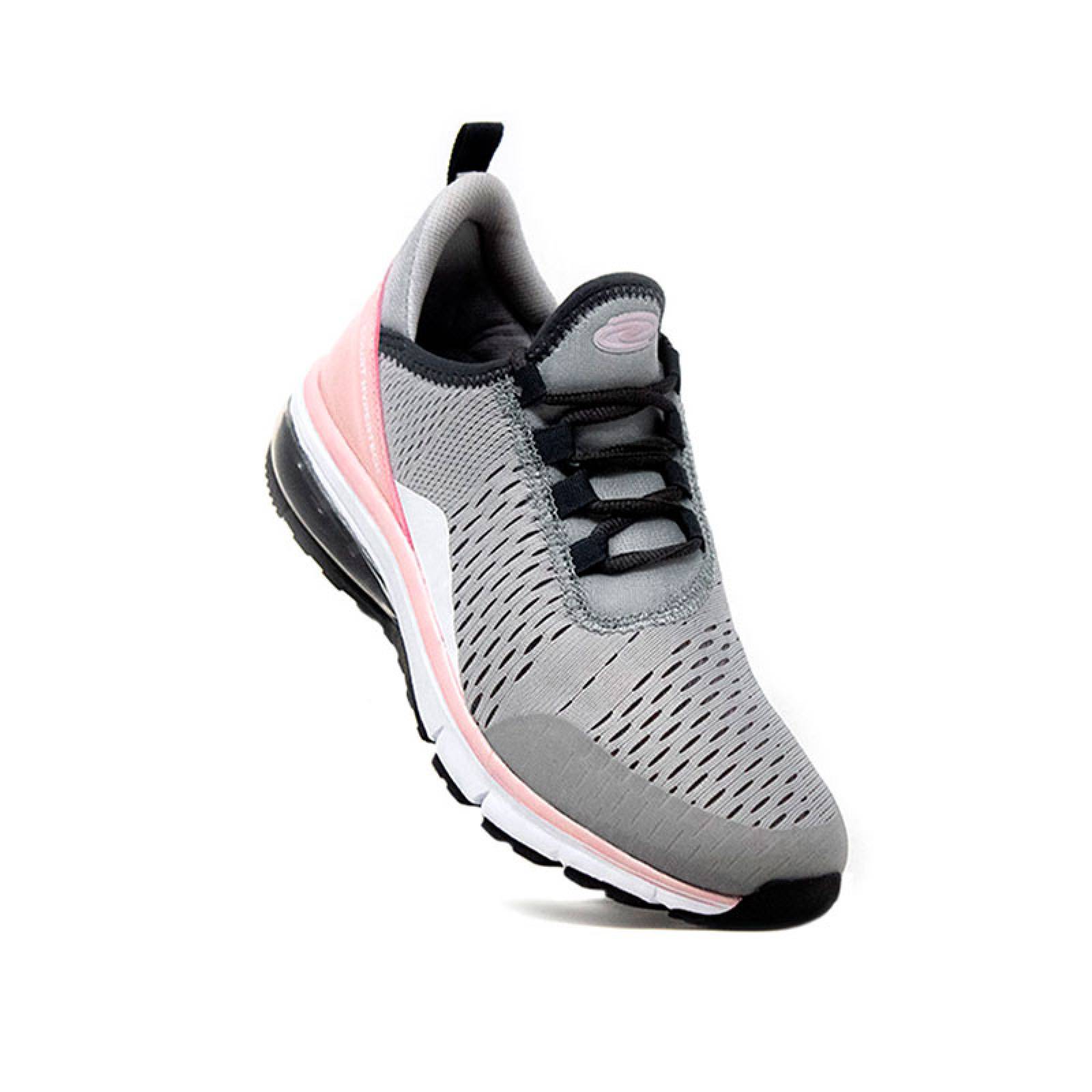 Court Newton| Tenis Urbano Color Gris Rosa