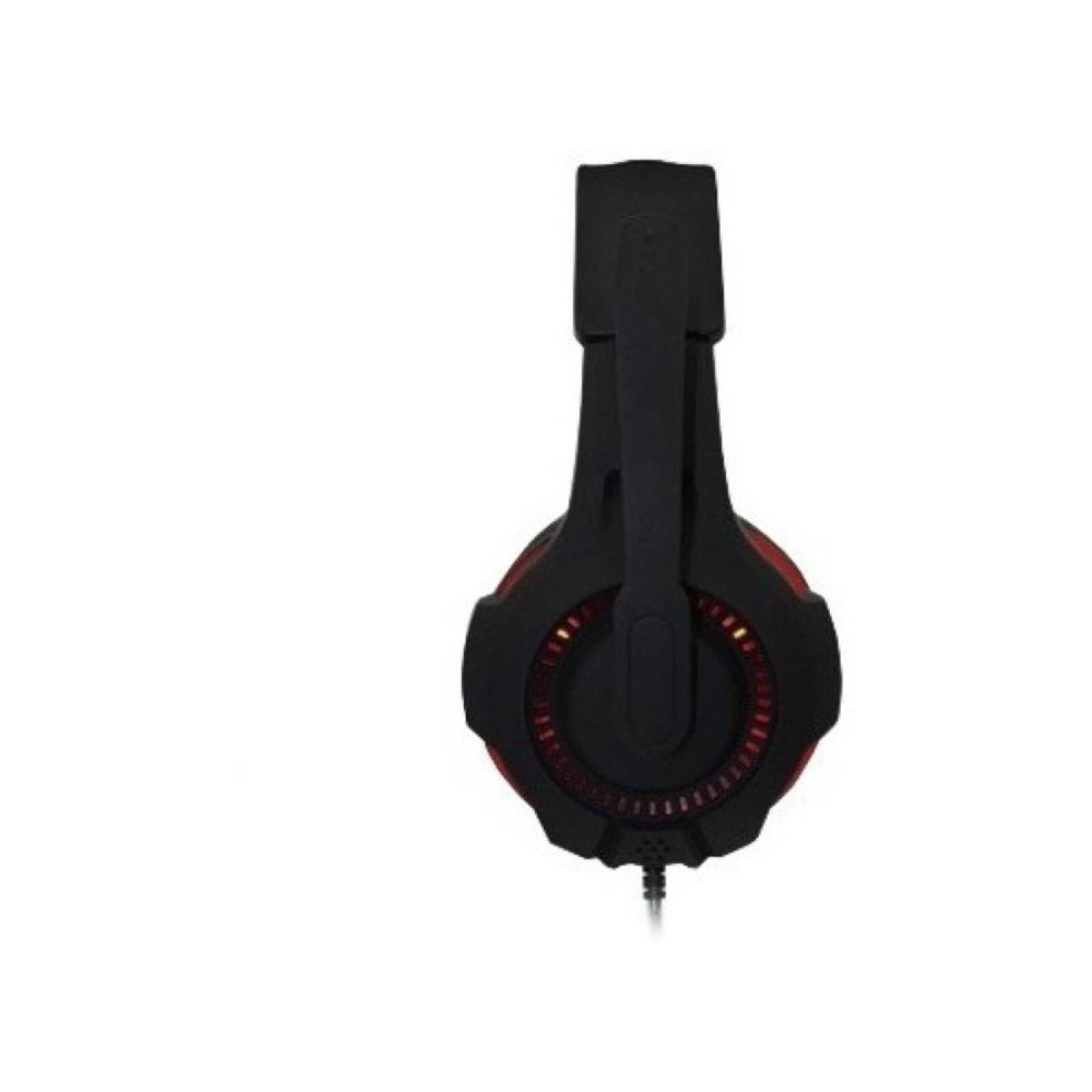 Eagle Warrior Audifonos Gamer ECHO, Alambrico, 3.5mm, Negro/Rojo