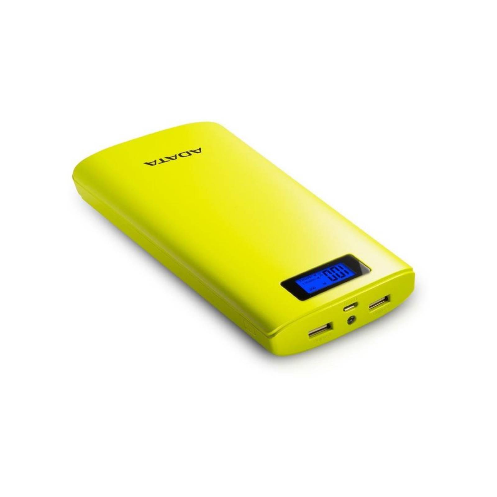 Cargador Portatil Adata Power BANK P20000D, 20000mAh, Amarillo