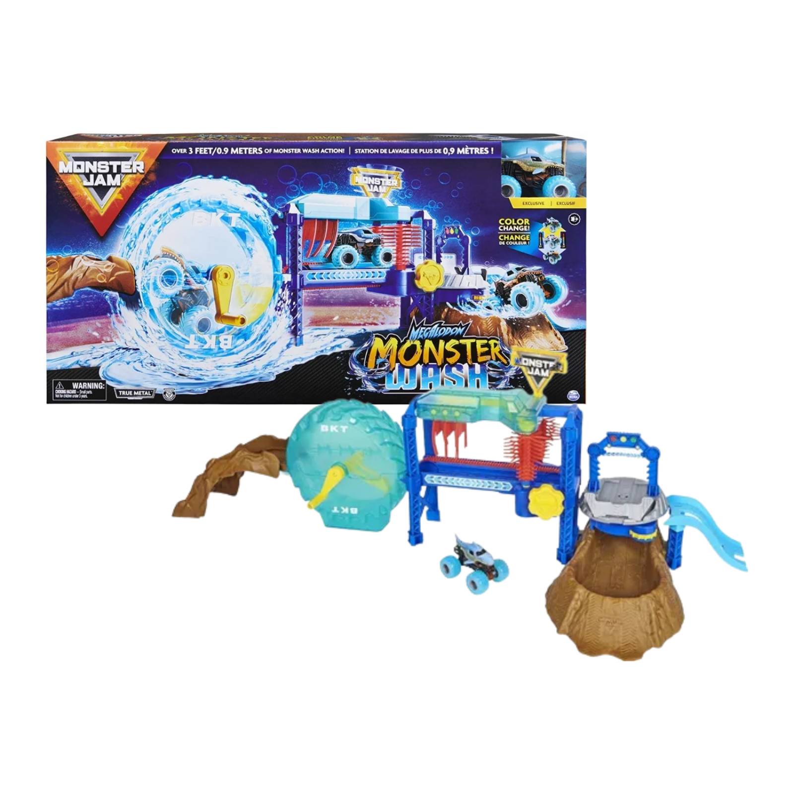 Megalodon Monster Wash Autolavado Cambia De Color