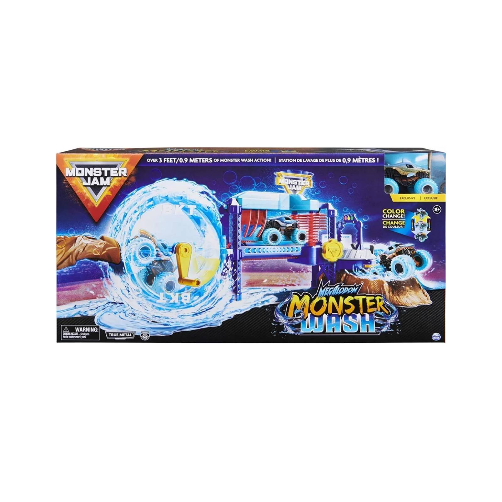 Megalodon Monster Wash Autolavado Cambia De Color