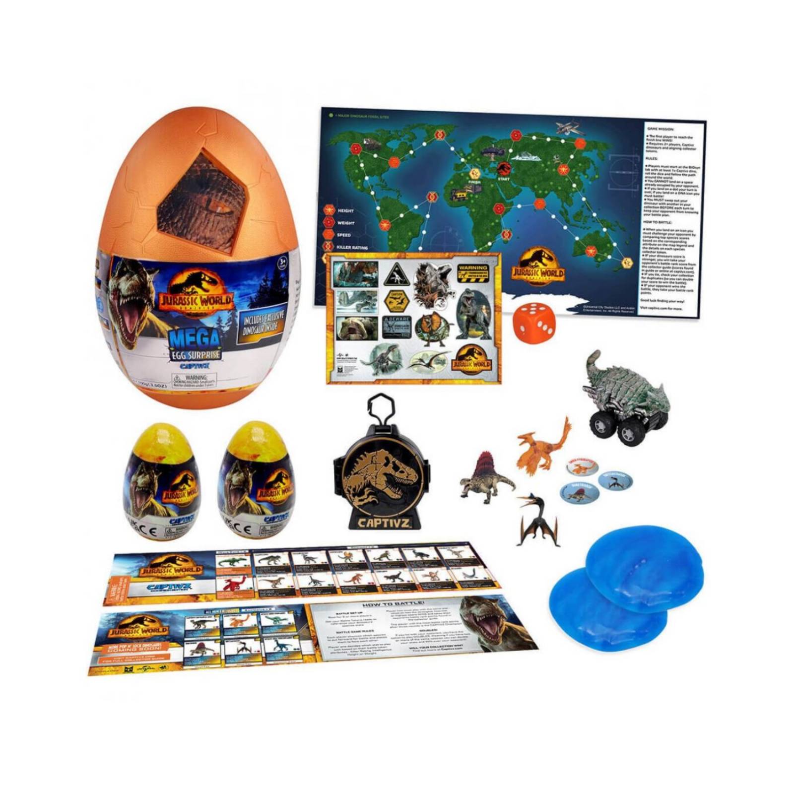 Jurassic World Captivz Mega Huevo Dominion Edition