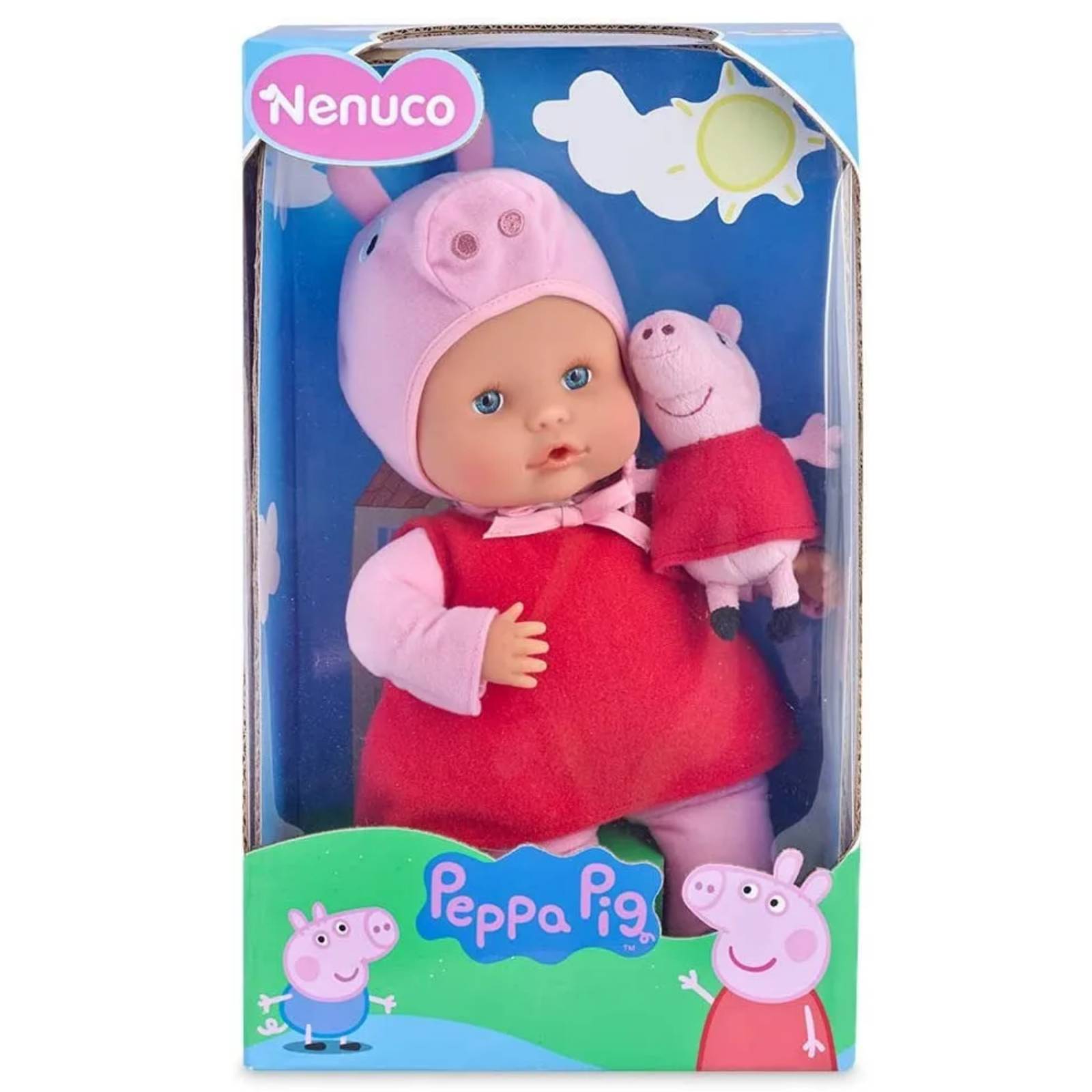 Nenuco Disfraz Peppa Pig con Vestido Rojo 
