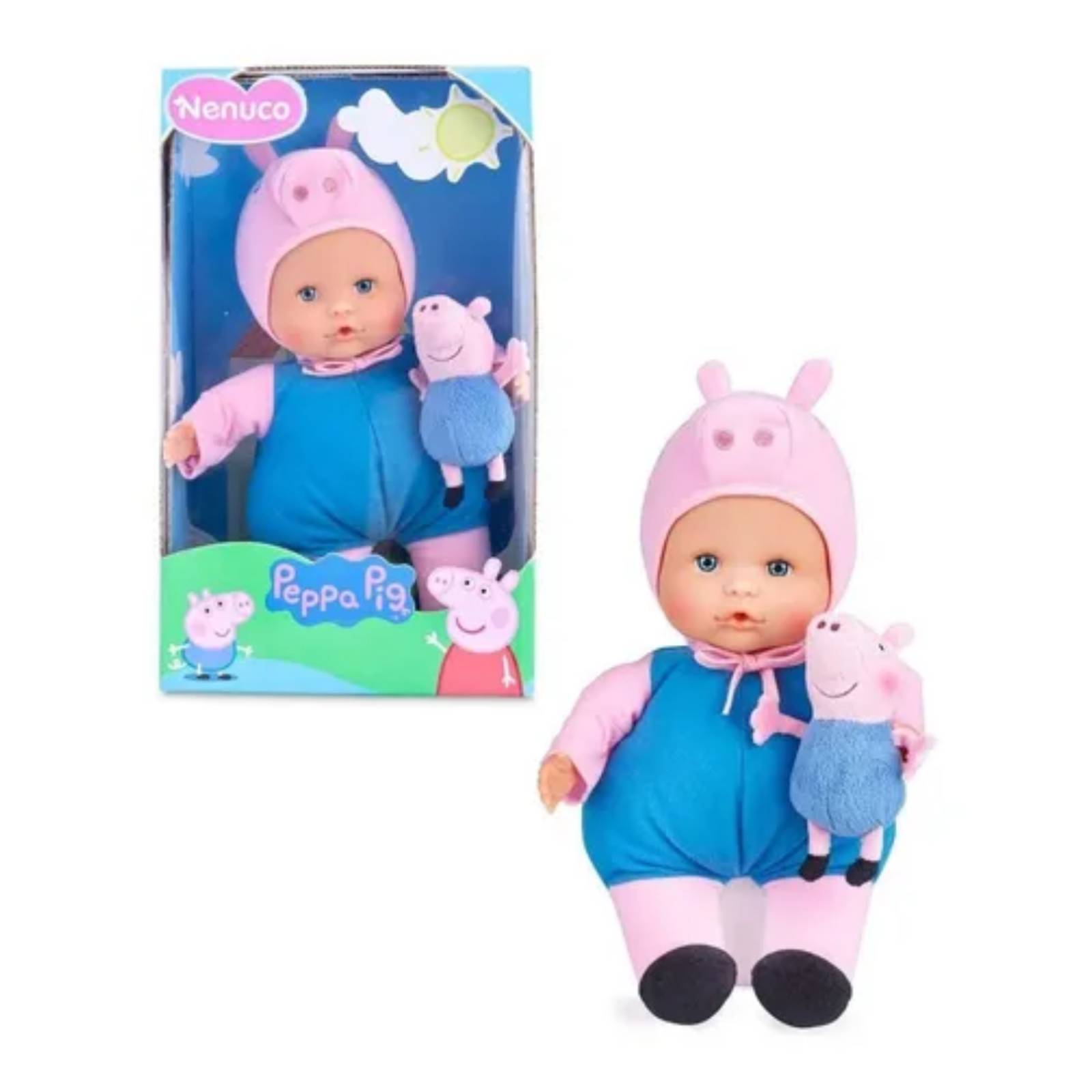 Nenuco Disfraz Peppa Pig con Vestido Azul 