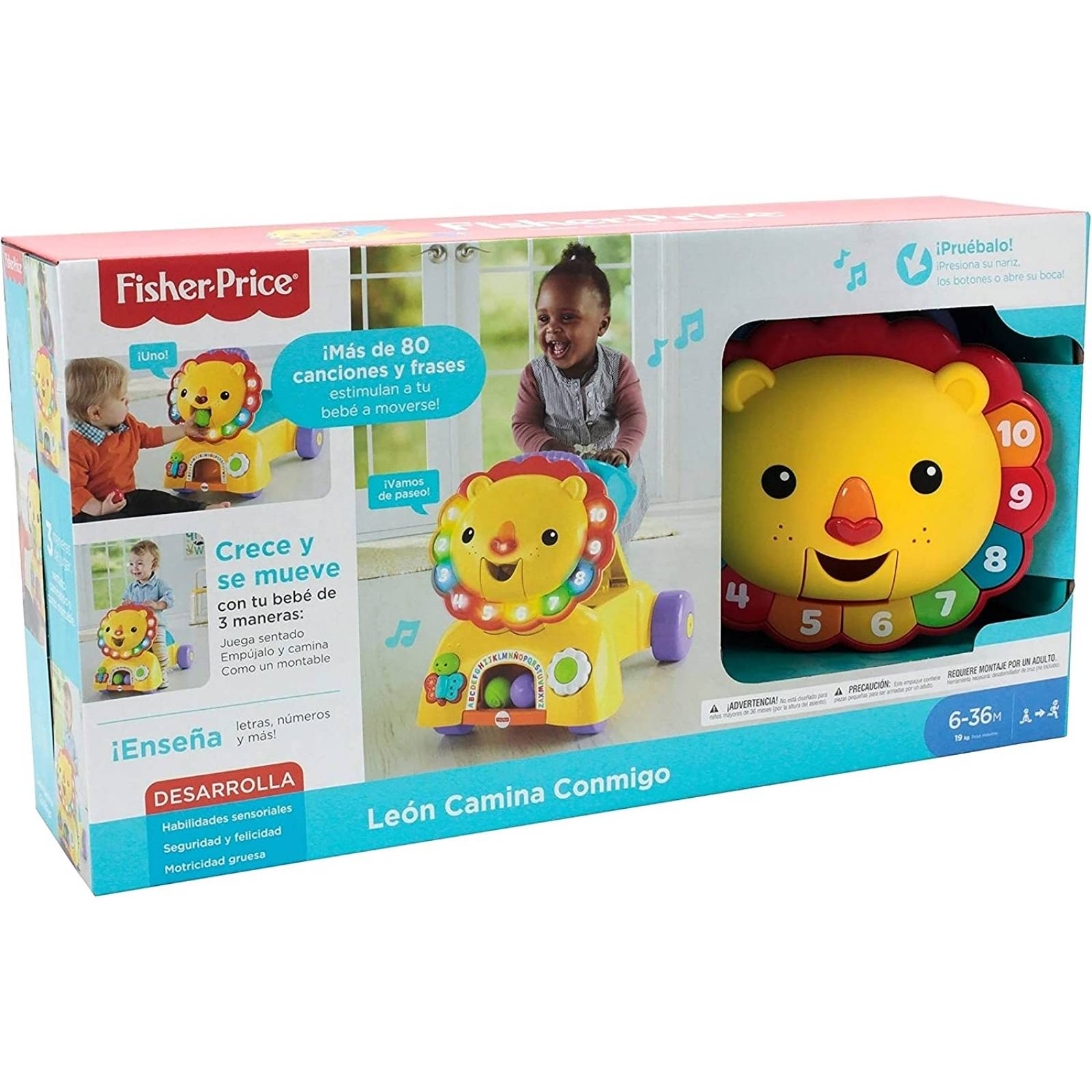 Fisher Price León Camina Conmigo