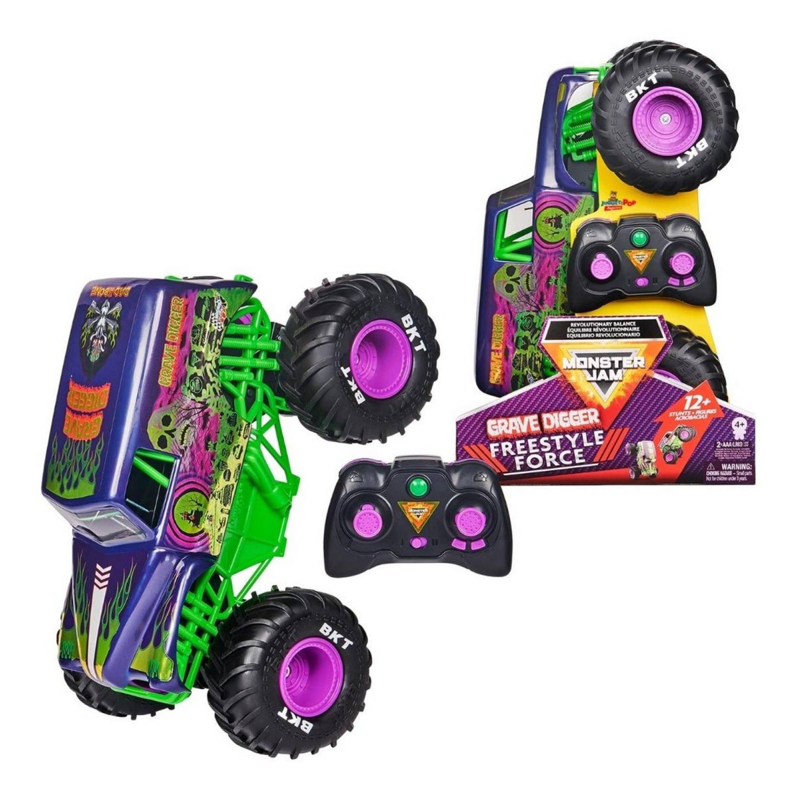 Monster Jam Freestyle Force Radio Control Grave Digger