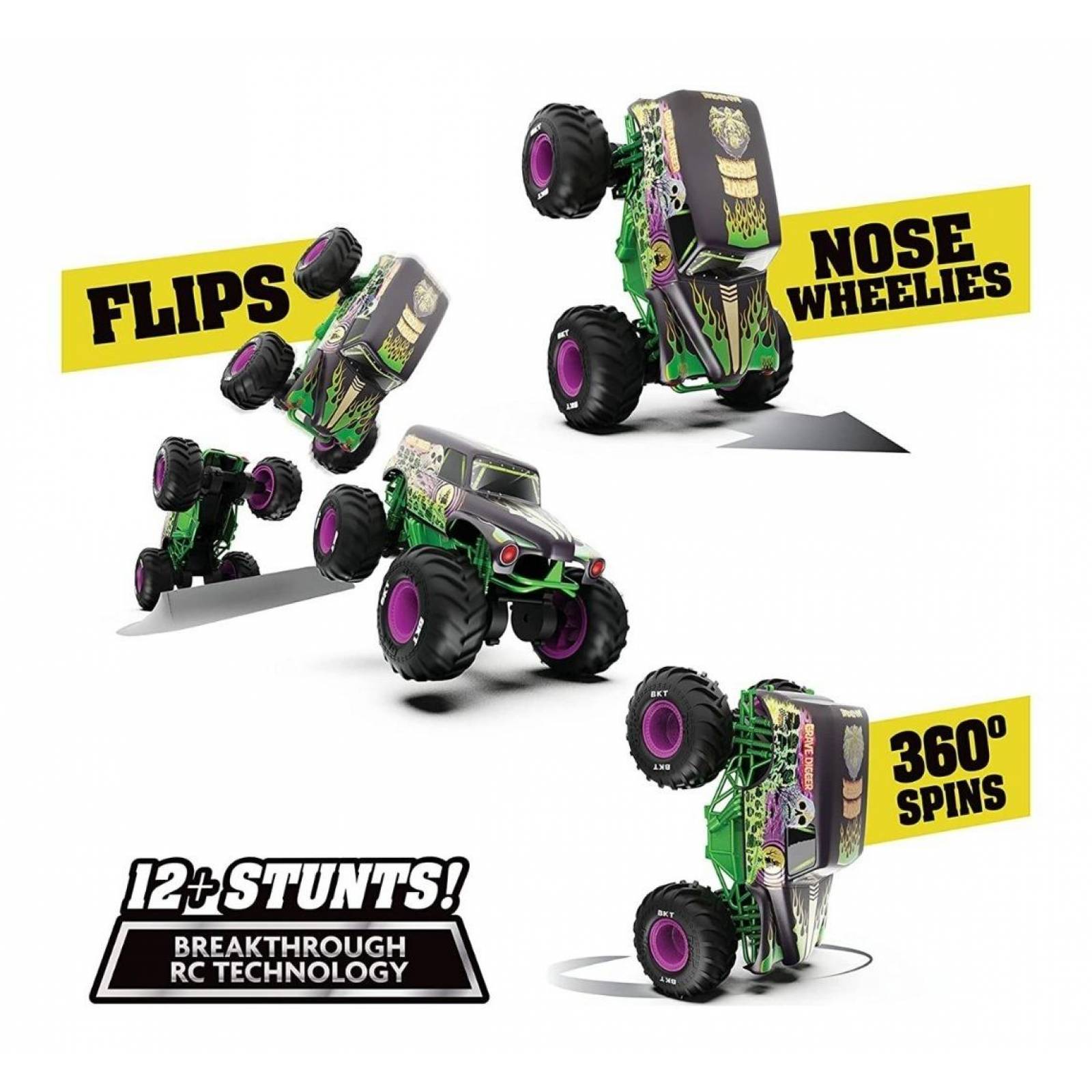 Monster Jam Freestyle Force Radio Control Grave Digger