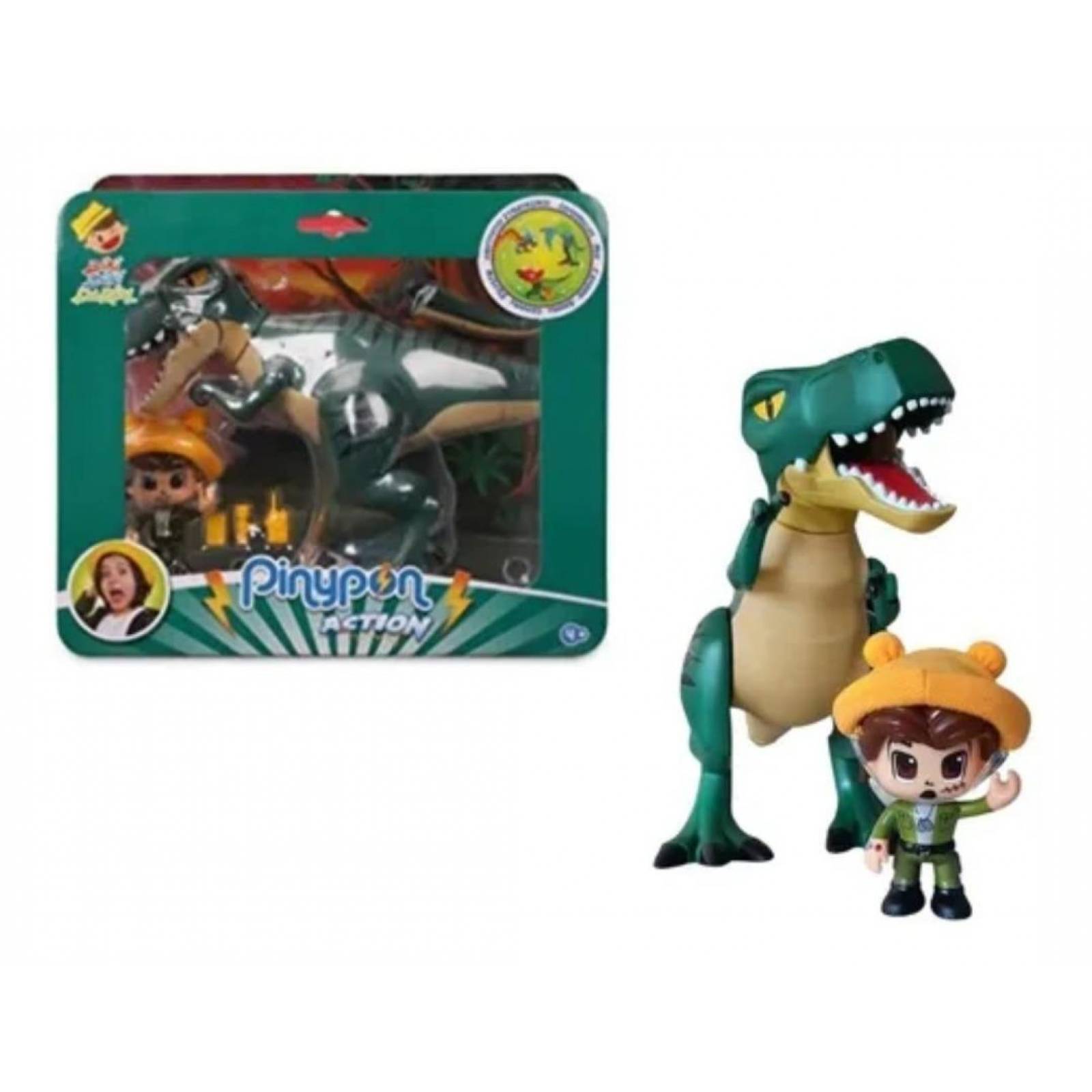 Pinypon Action Diki Duki Dariel Con T-rex