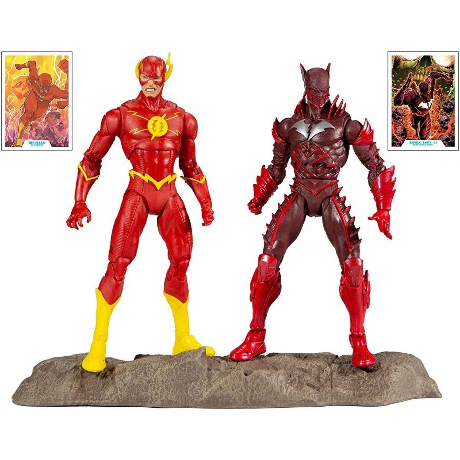 The Flash & Batman Eart -52 Dc Multiverse 