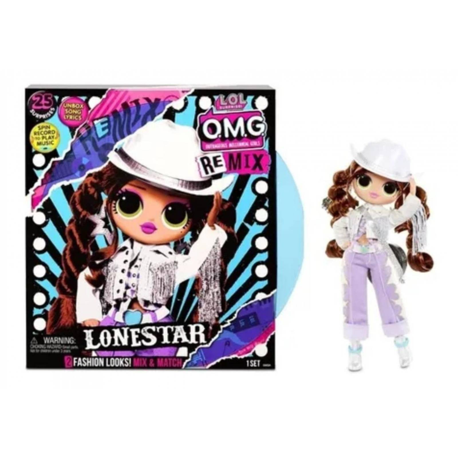 Lol Surprise Music Remix Lonestar 25 Sorpresas Con Vinil 