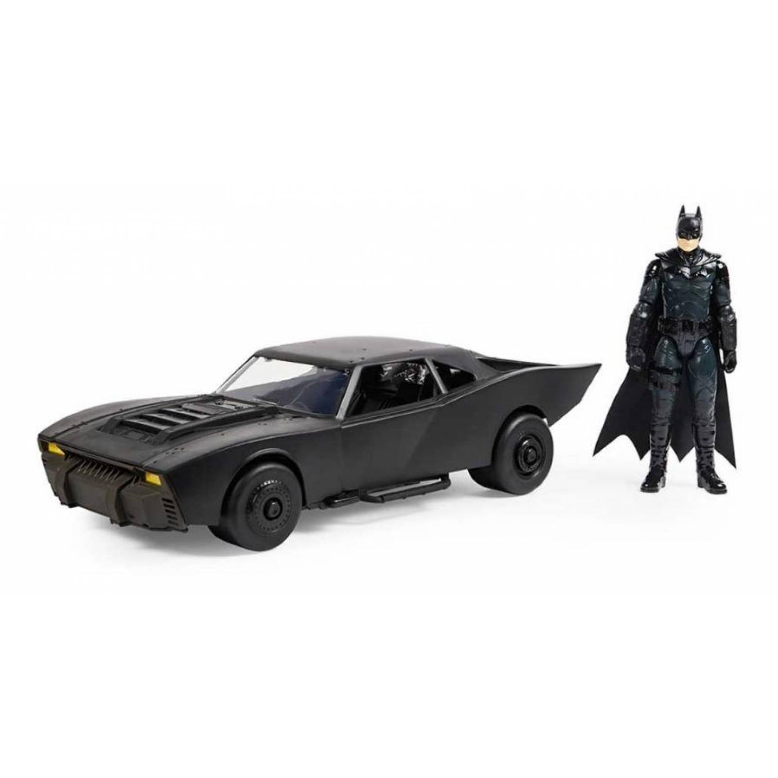 The Batman + Batmobile Con Figura De 12 Pulgadas 