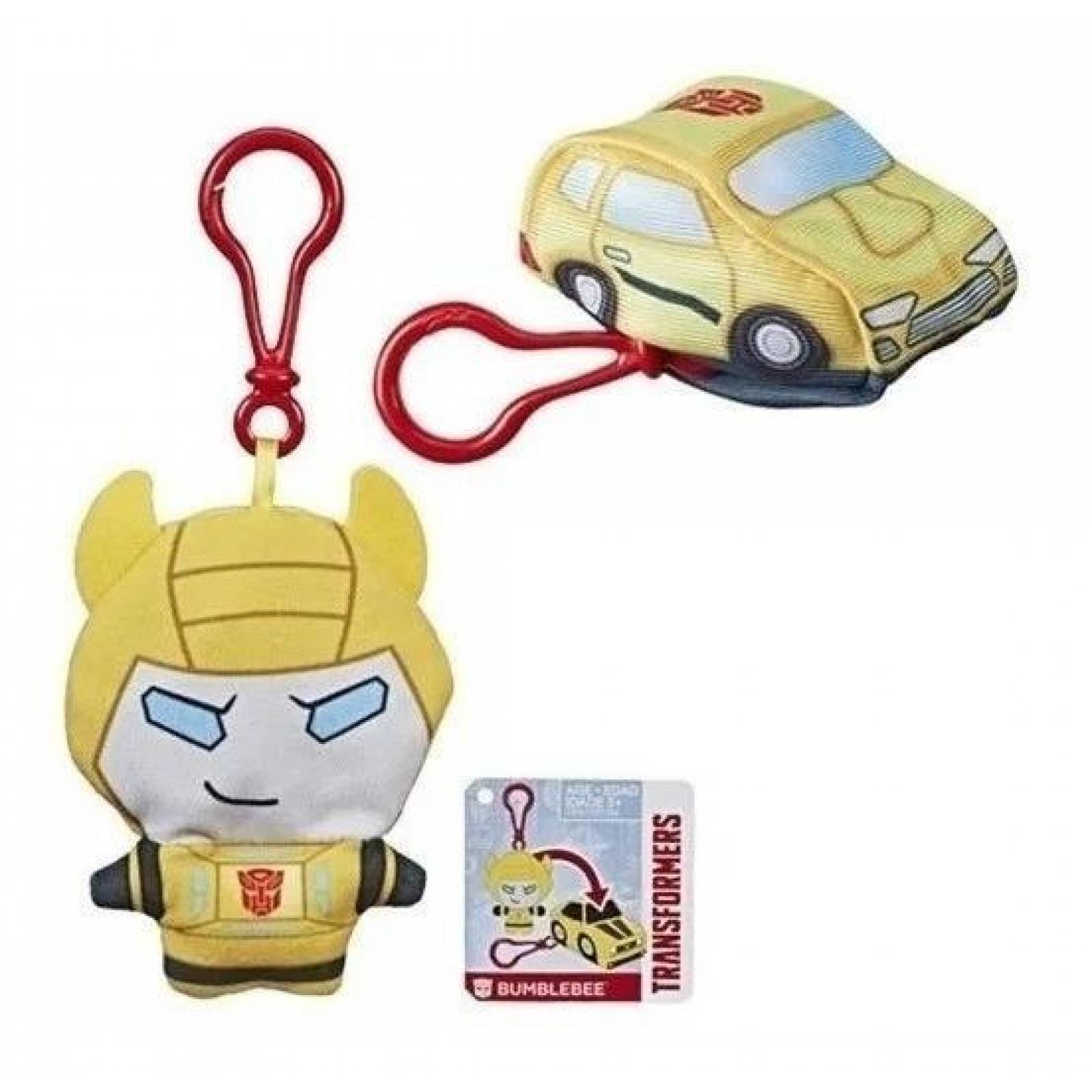 Transformers Peluche Con Clip Reversible Set 12 Piezas 