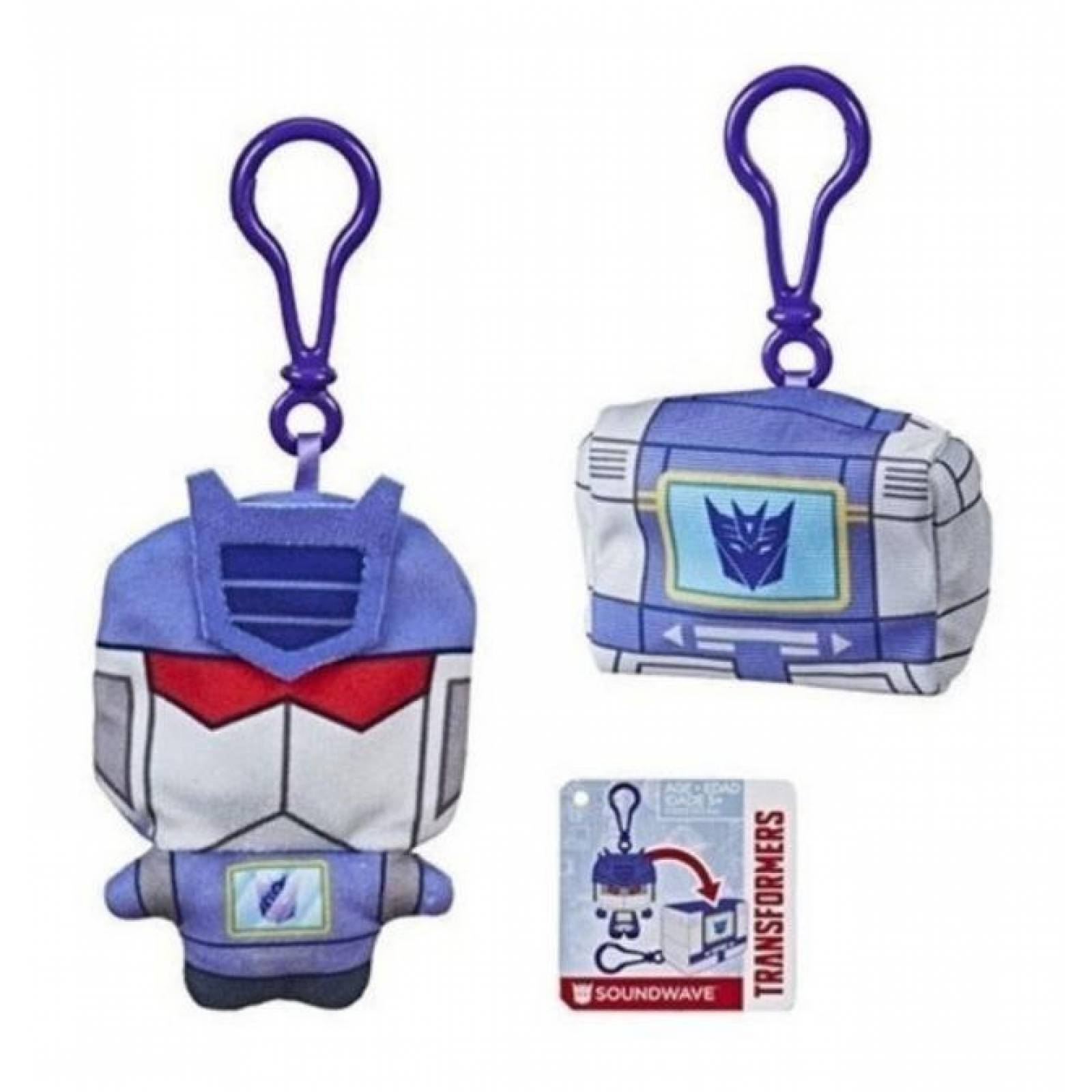 Transformers Peluche Con Clip Reversible Set 12 Piezas 