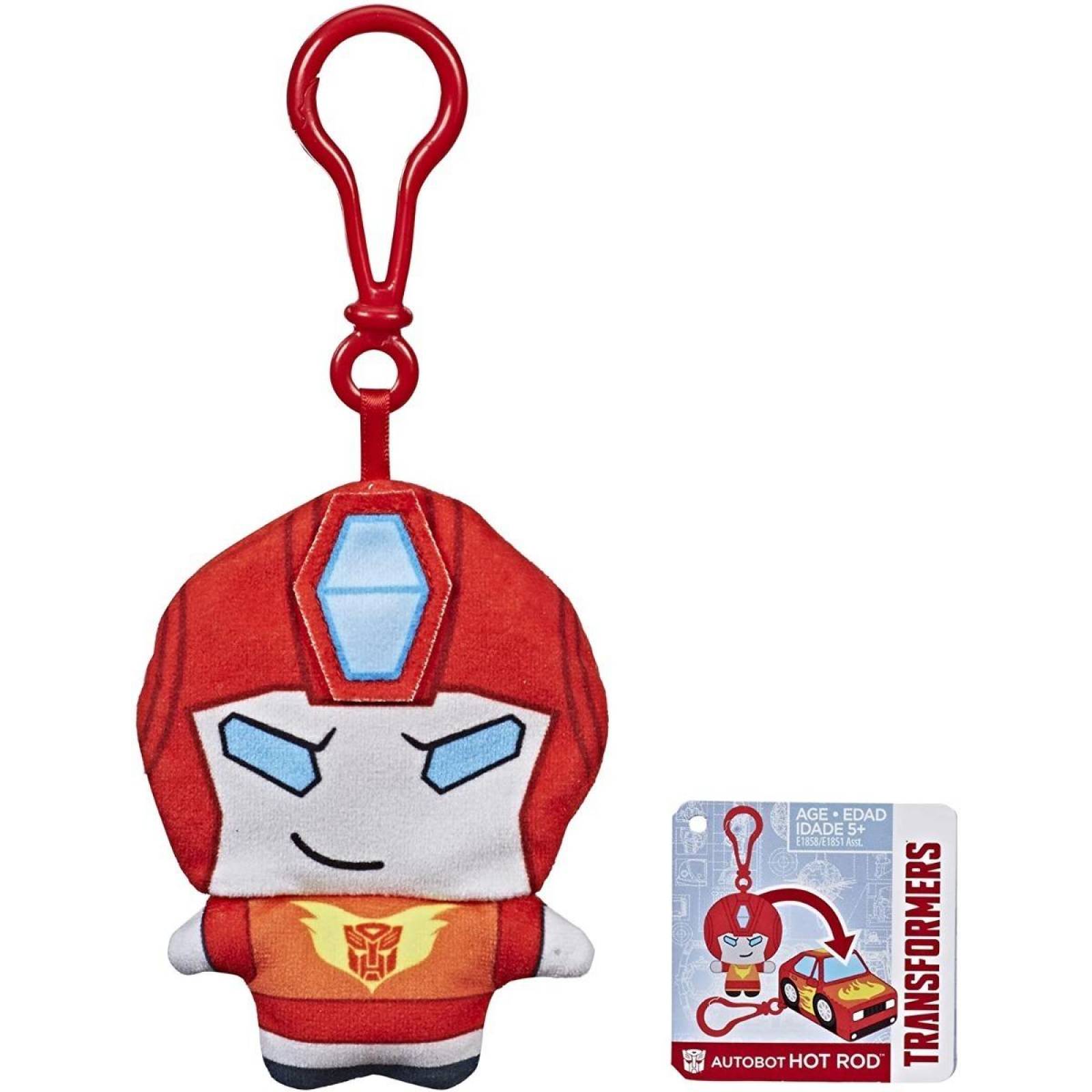 Transformers Peluche Con Clip Reversible Set 12 Piezas 