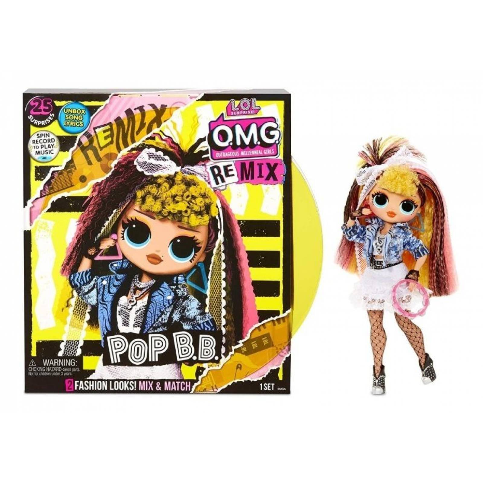 Lol Surprise Music Remix Pop B.b. 25 Sorpresas Con Vinil 