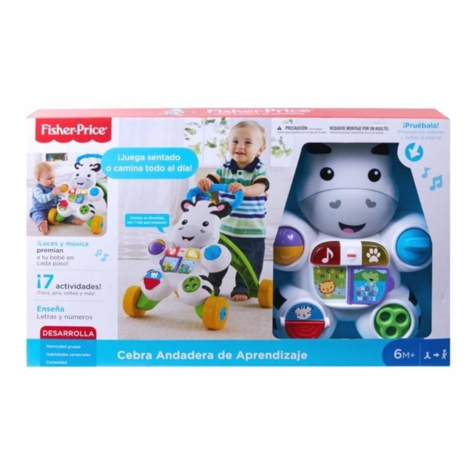 Cebra Andadera De Aprendizaje Fisher Price