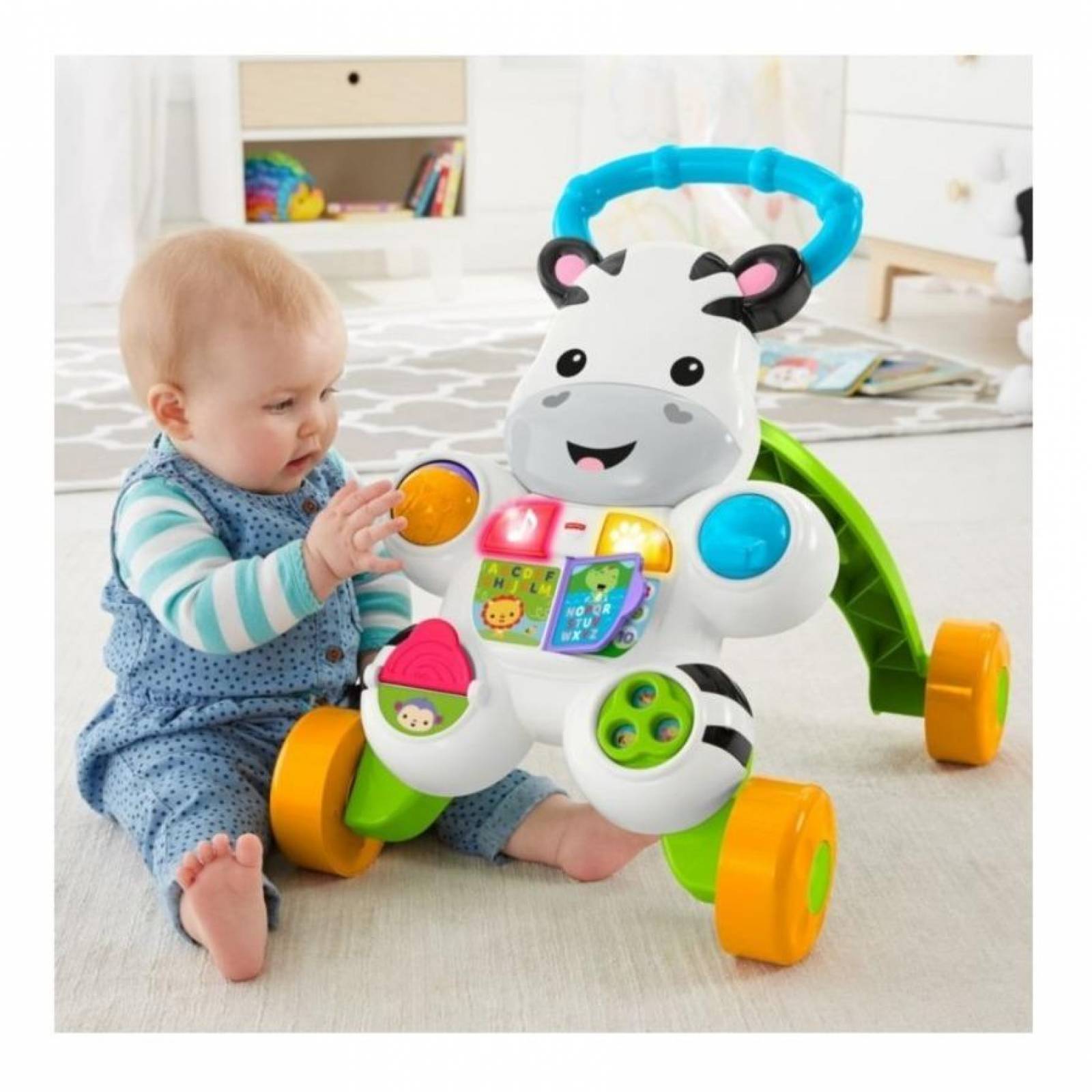 Cebra Andadera De Aprendizaje Fisher Price