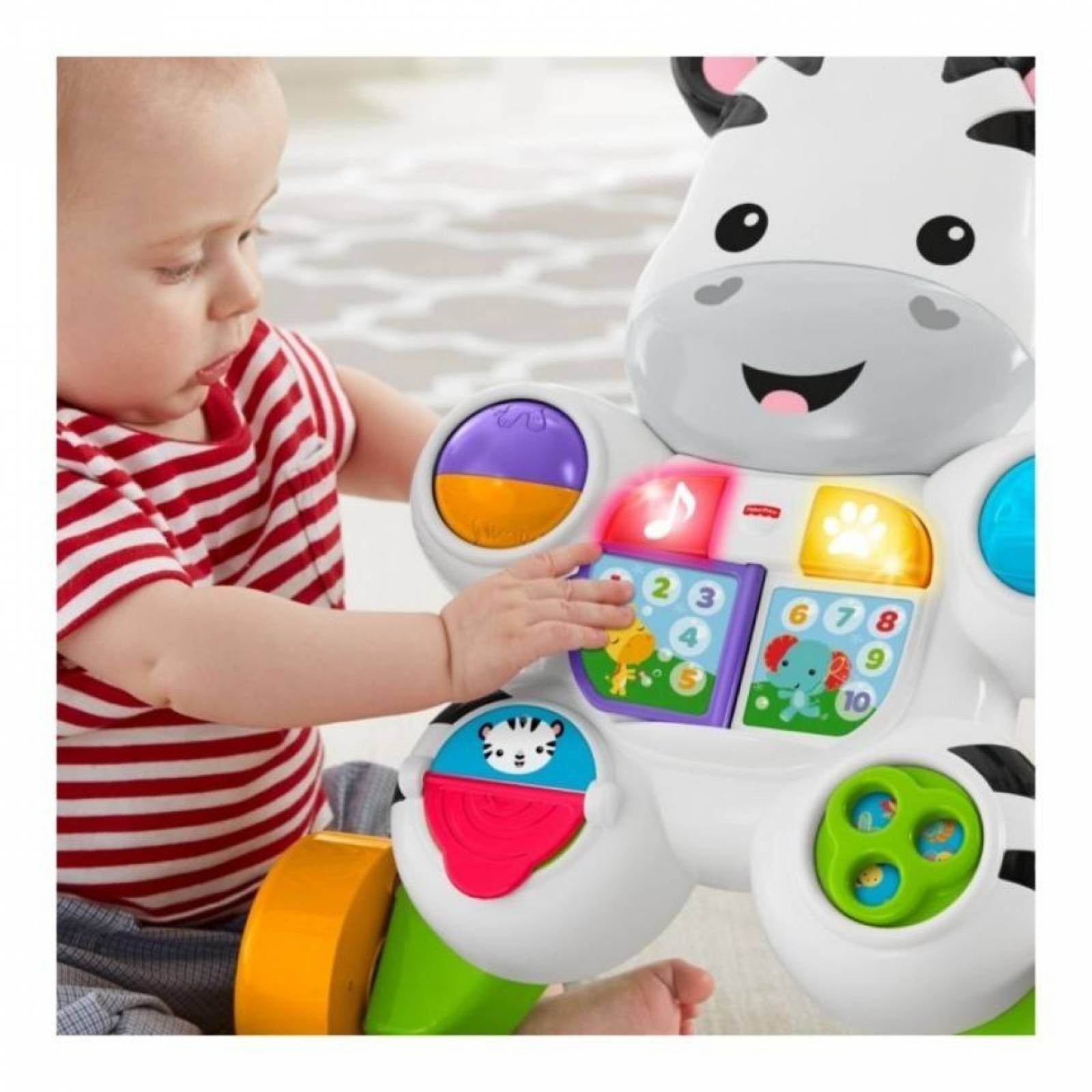 Cebra Andadera De Aprendizaje Fisher Price