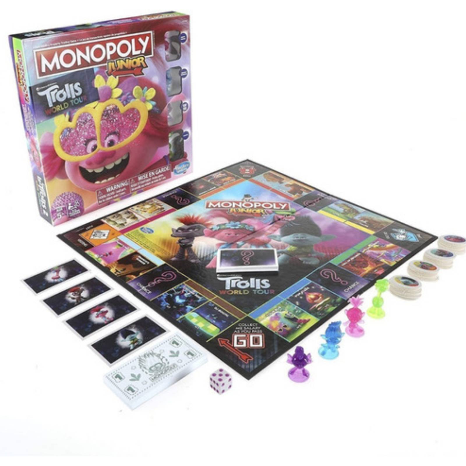 Monopoly Jr Trolls World Tour Hasbro 