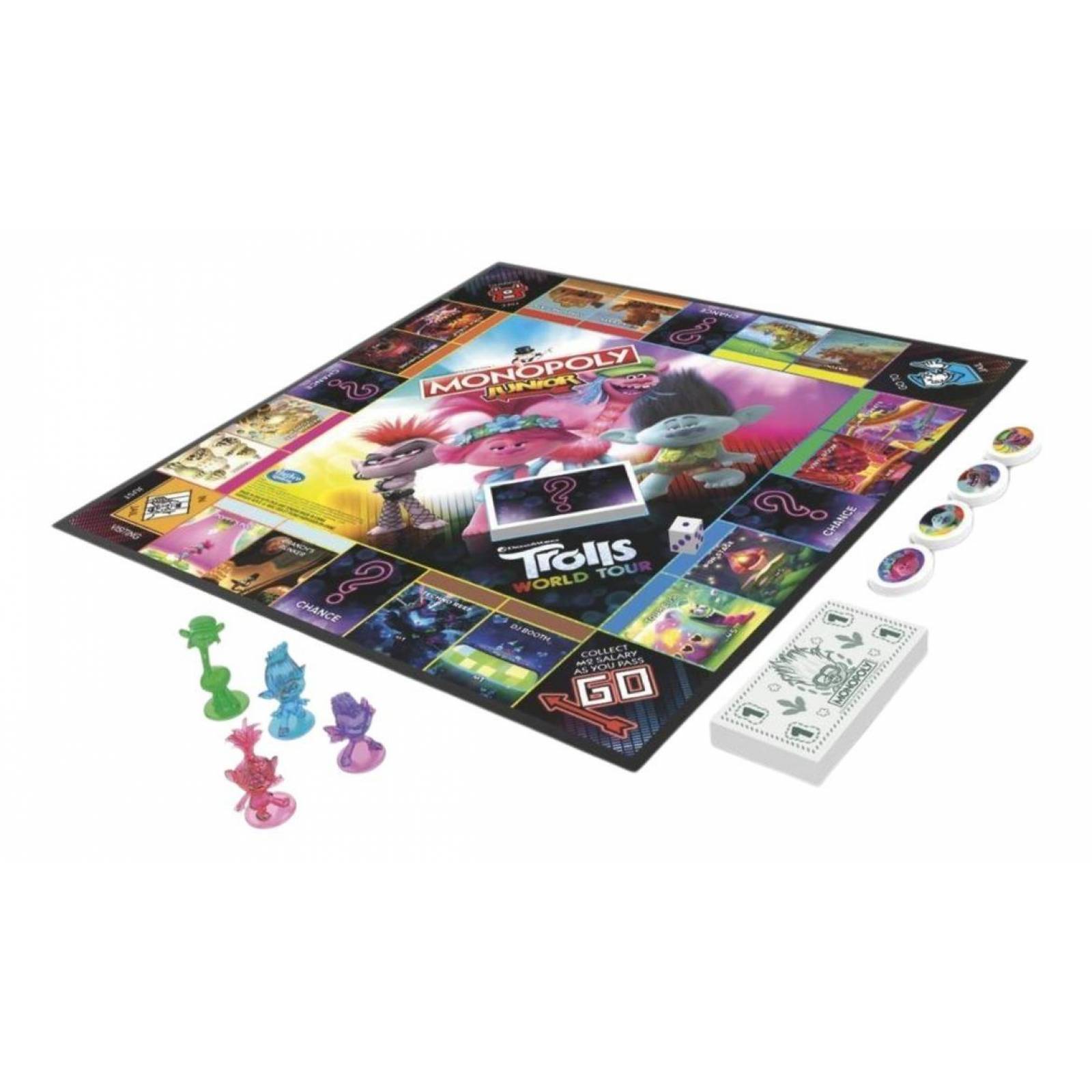 Monopoly Jr Trolls World Tour Hasbro 