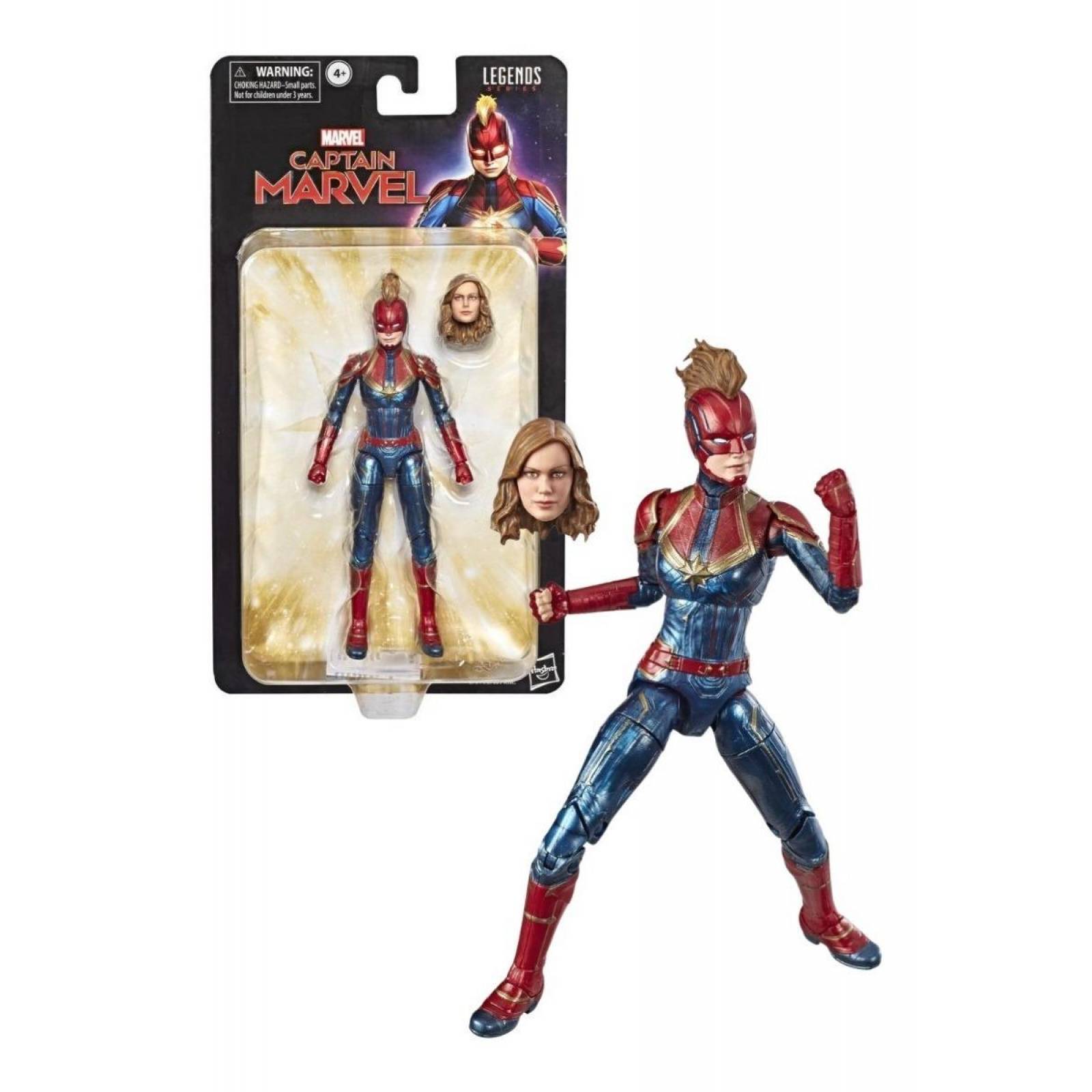 Marvel Hasbro Legends Series Captain Marvel 6 Pulgadas 