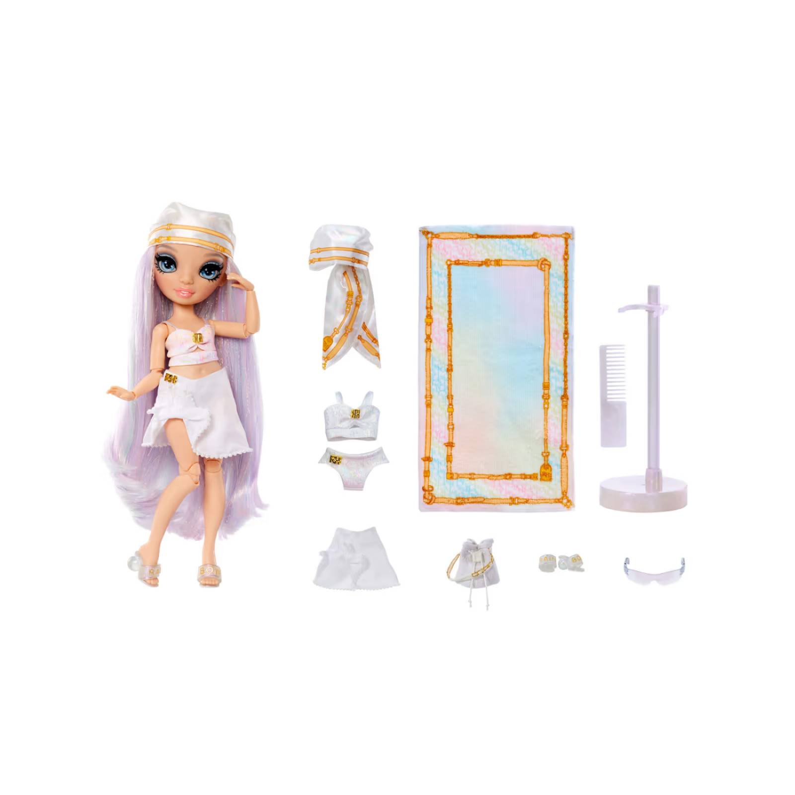 Rainbow High Pacific Coast Margot De Perla - Opal (blanco iridiscente) 