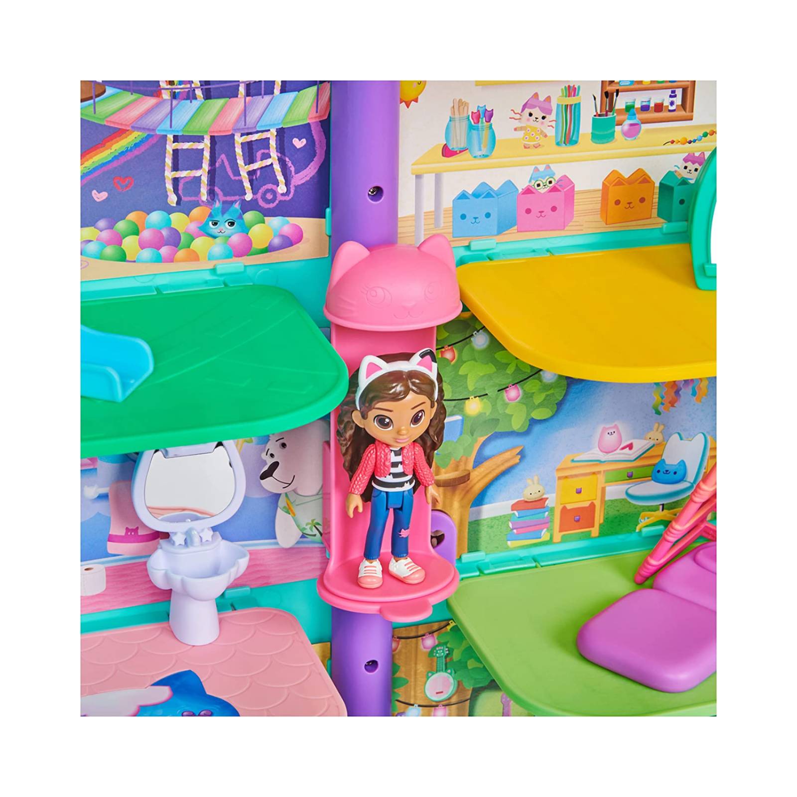 Gabby's Doll House Casa de Muñecas Gatuna de Gabby